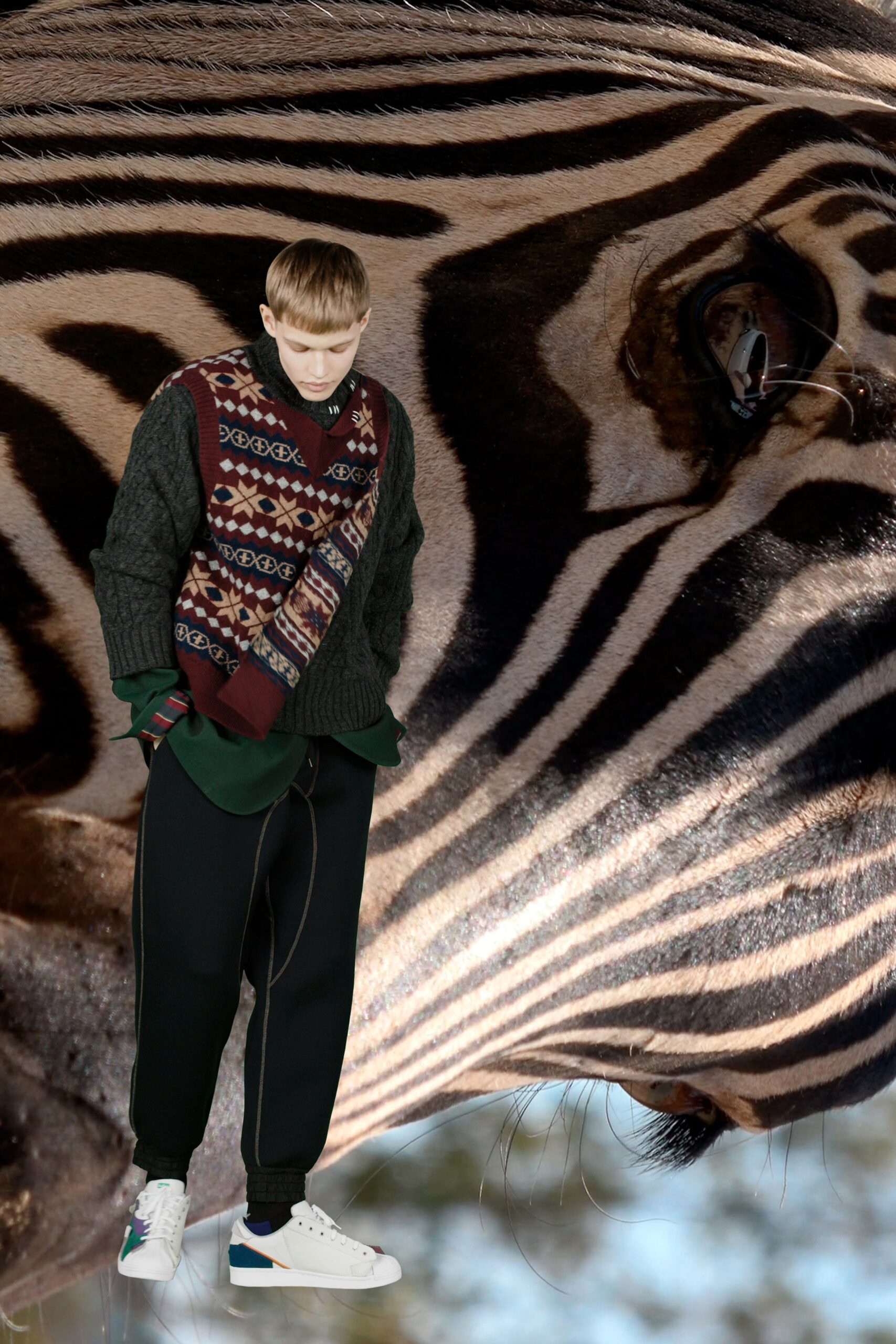 Kolor F/W 20 Menswear Look 27
