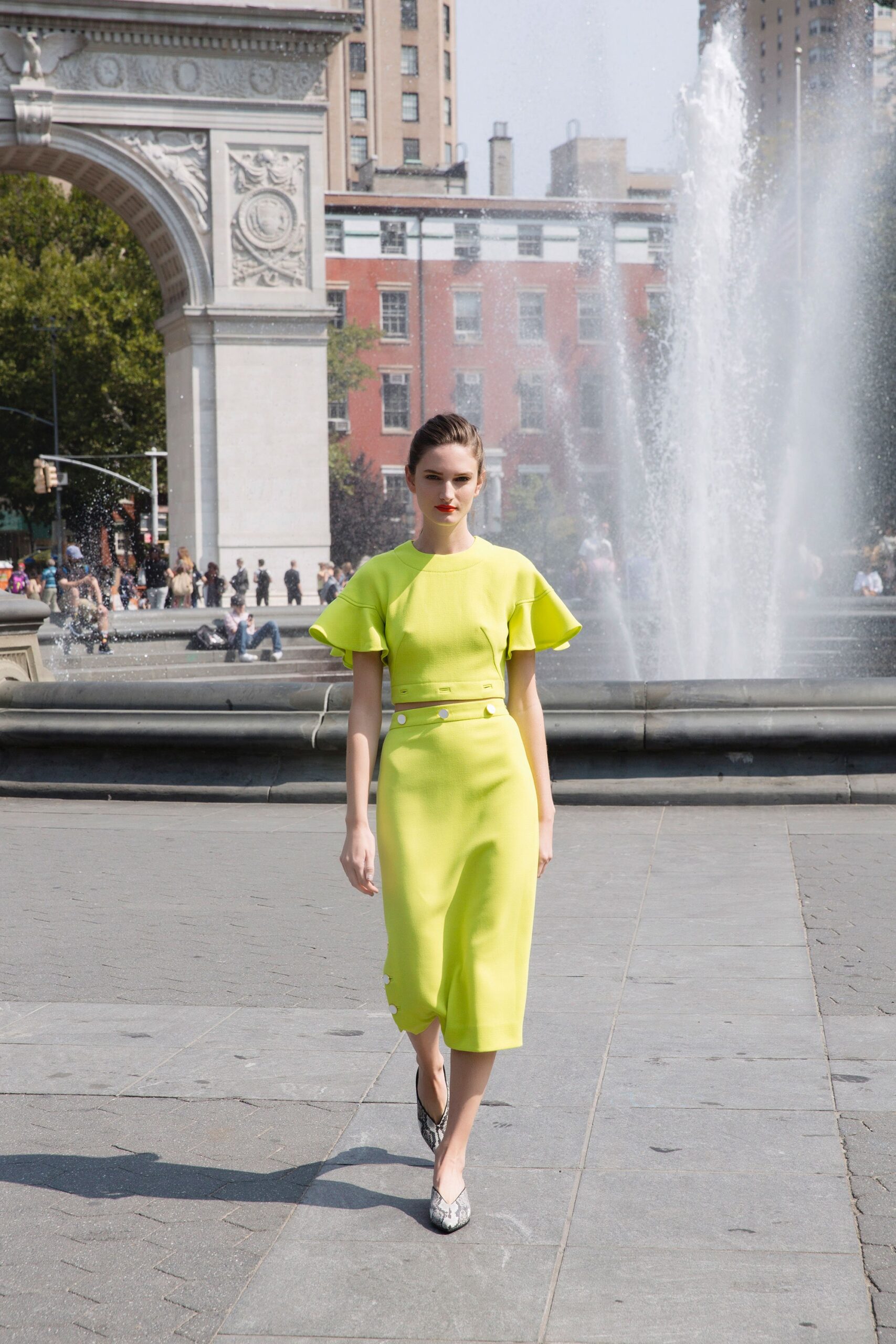 Lela Rose S/S 18 Look 3