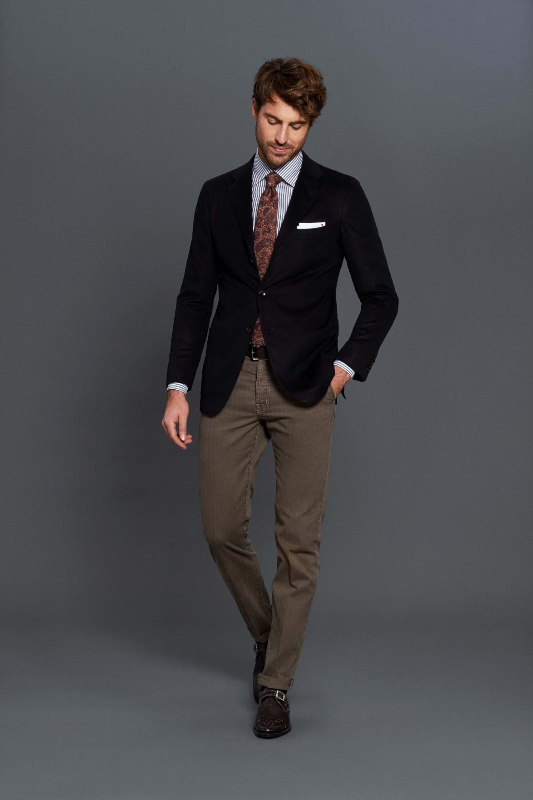 Kiton F/W 18 Menswear Look 3