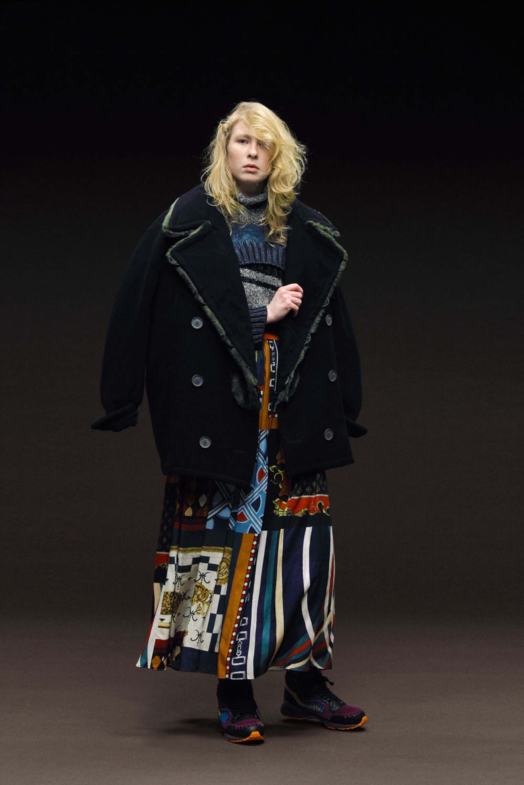 Kolor F/W 18 Menswear Look 4