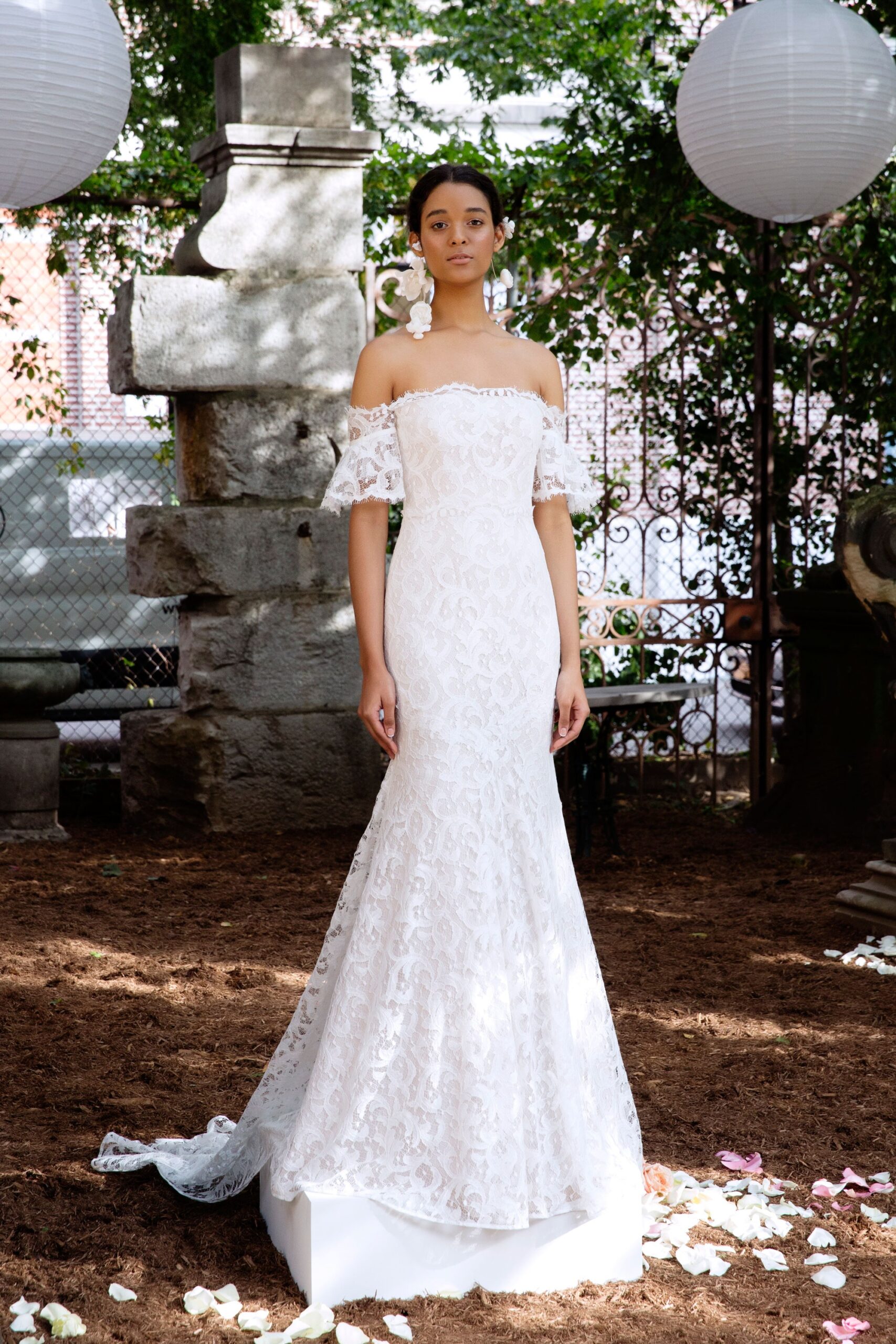 Lela Rose F/W 18 Bridal Look 6