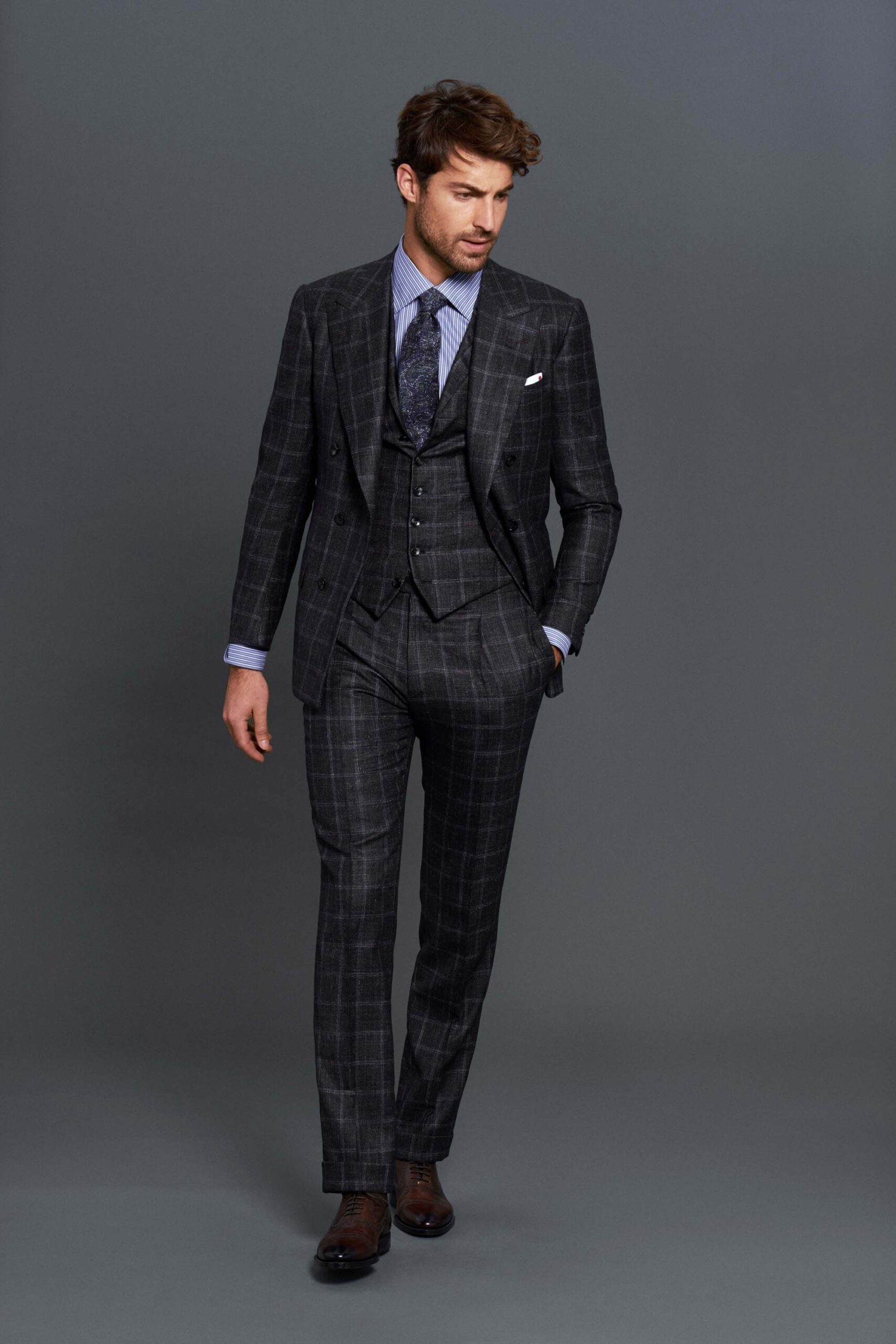 Kiton F/W 18 Menswear Look 10