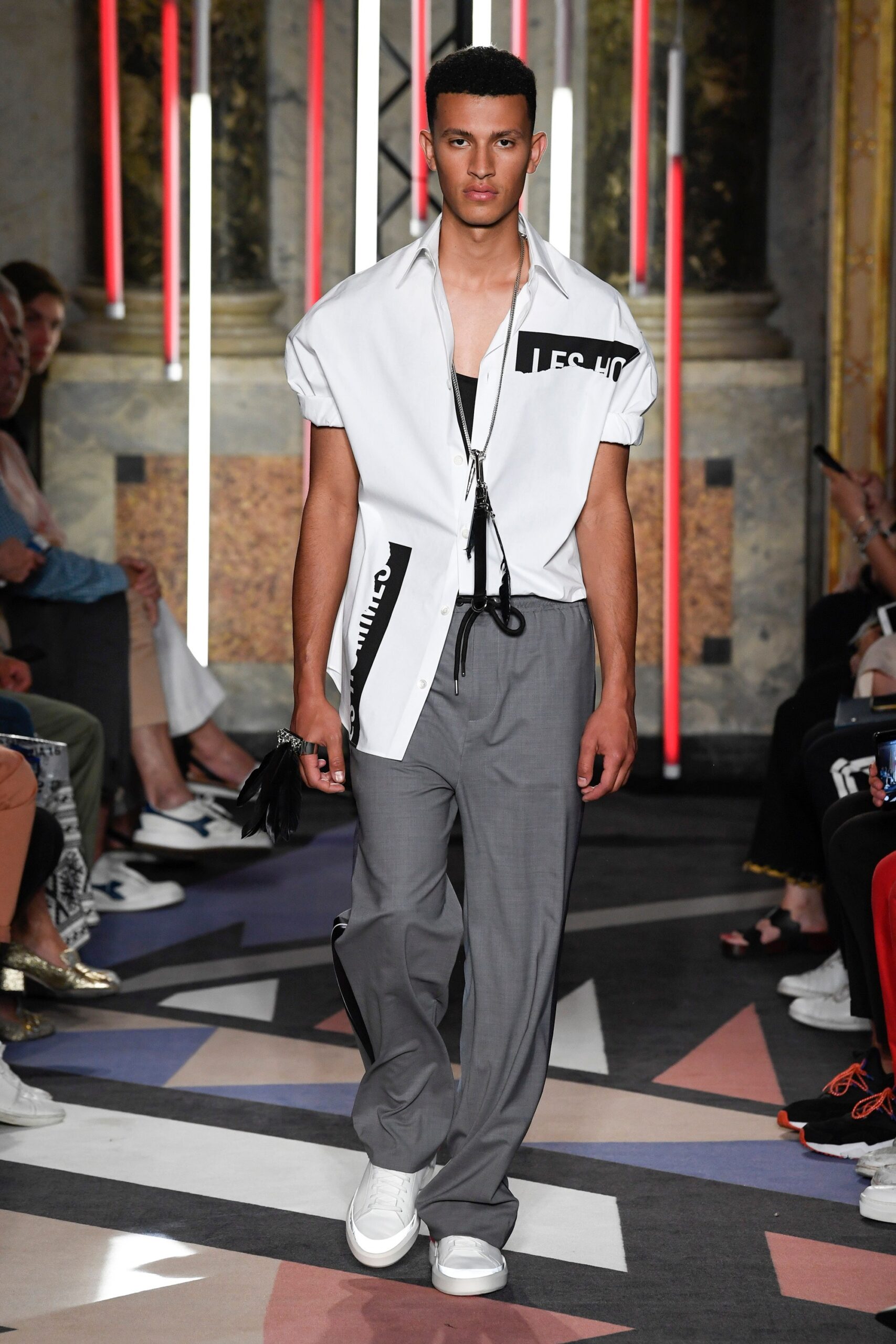 Les Hommes S/S 19 Menswear Look 4