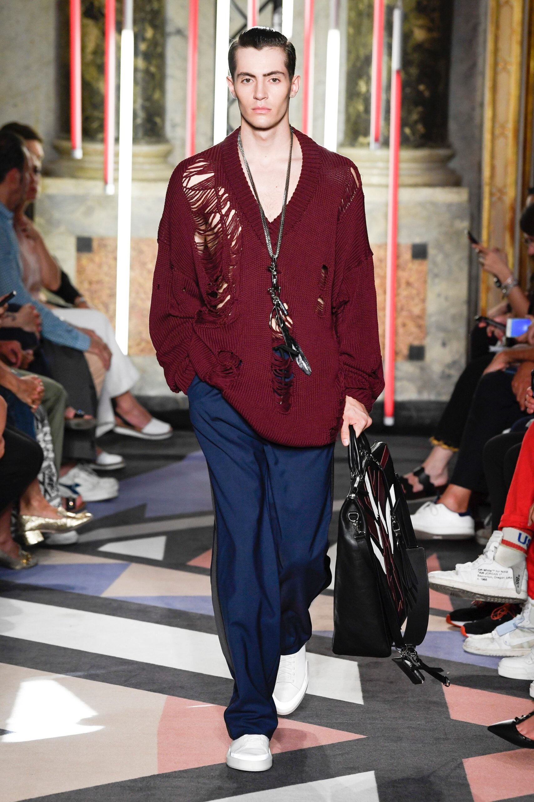 Les Hommes S/S 19 Menswear Look 24