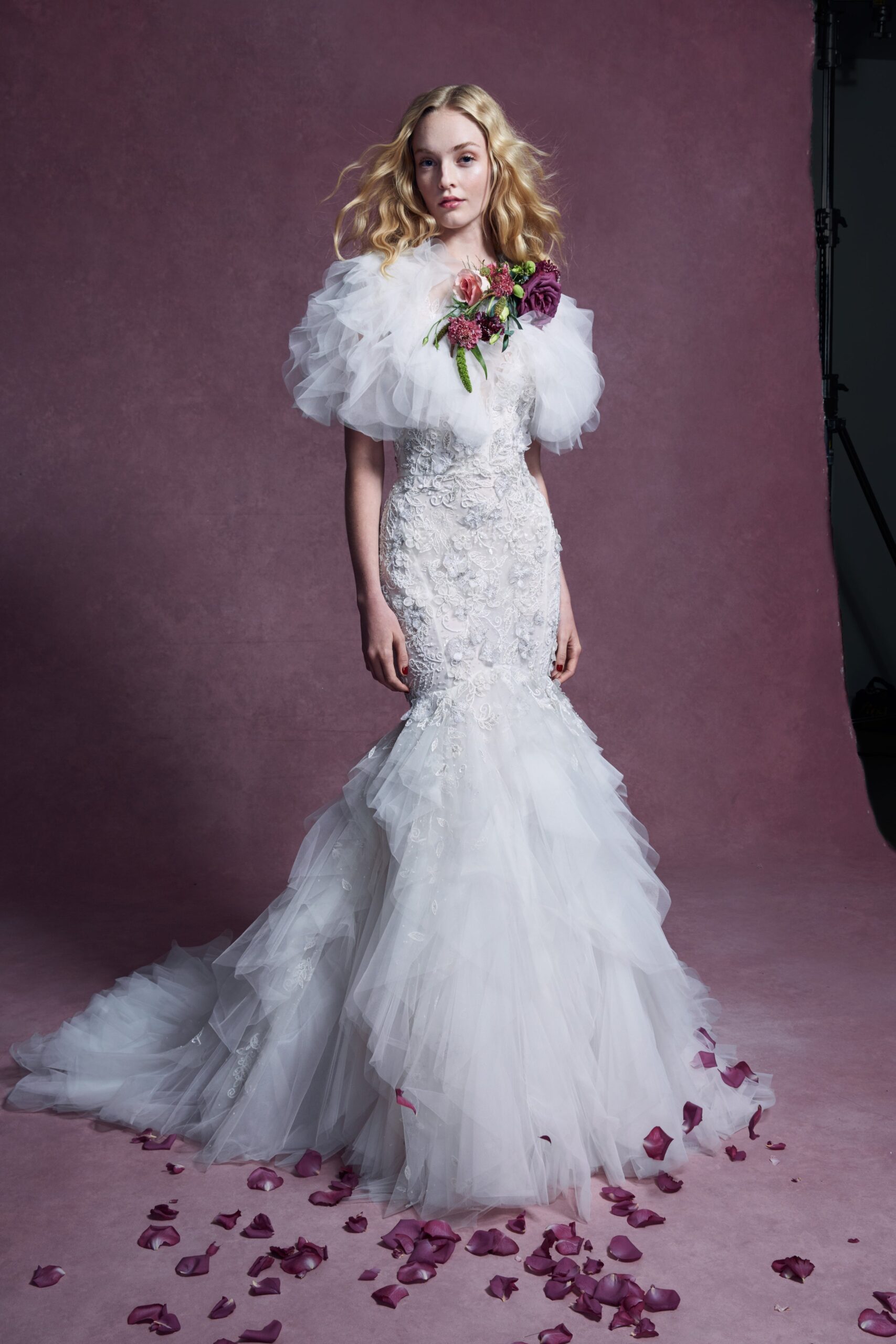 Marchesa F/W 20 Bridal Look 1