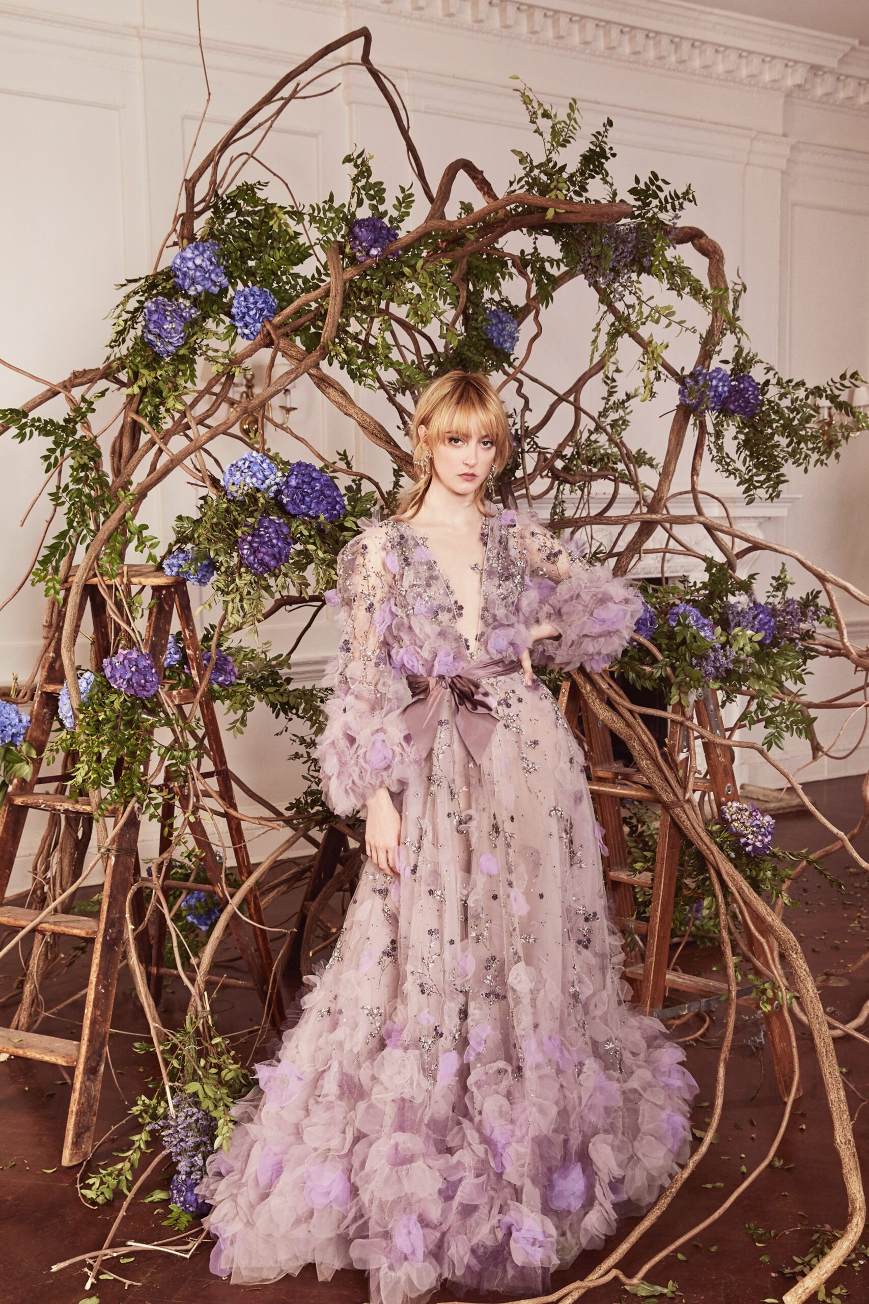 Marchesa F/W 19 Look 1