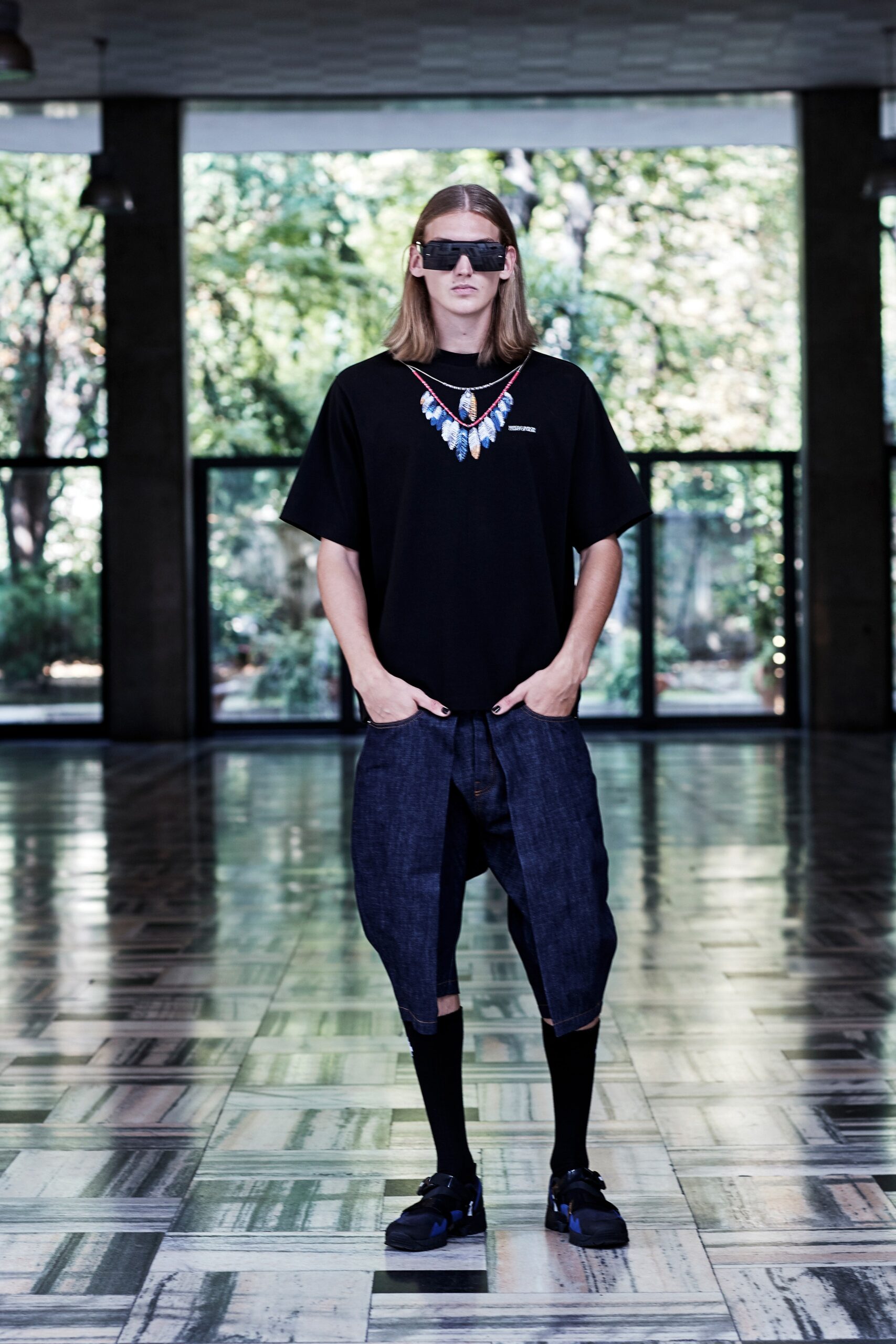 Marcelo Burlon County of Milan S/S 21 Menswear Look 6