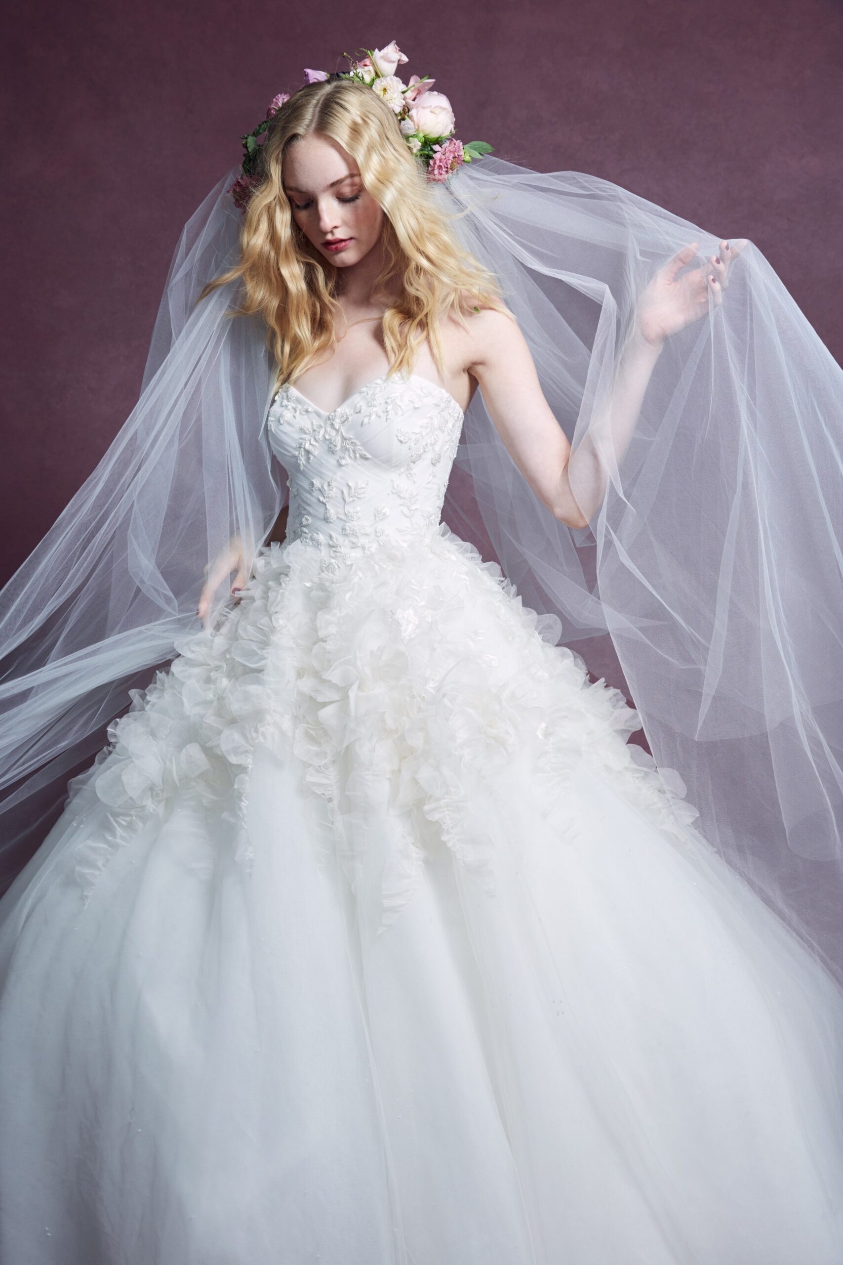 Marchesa F/W 20 Bridal Look 7