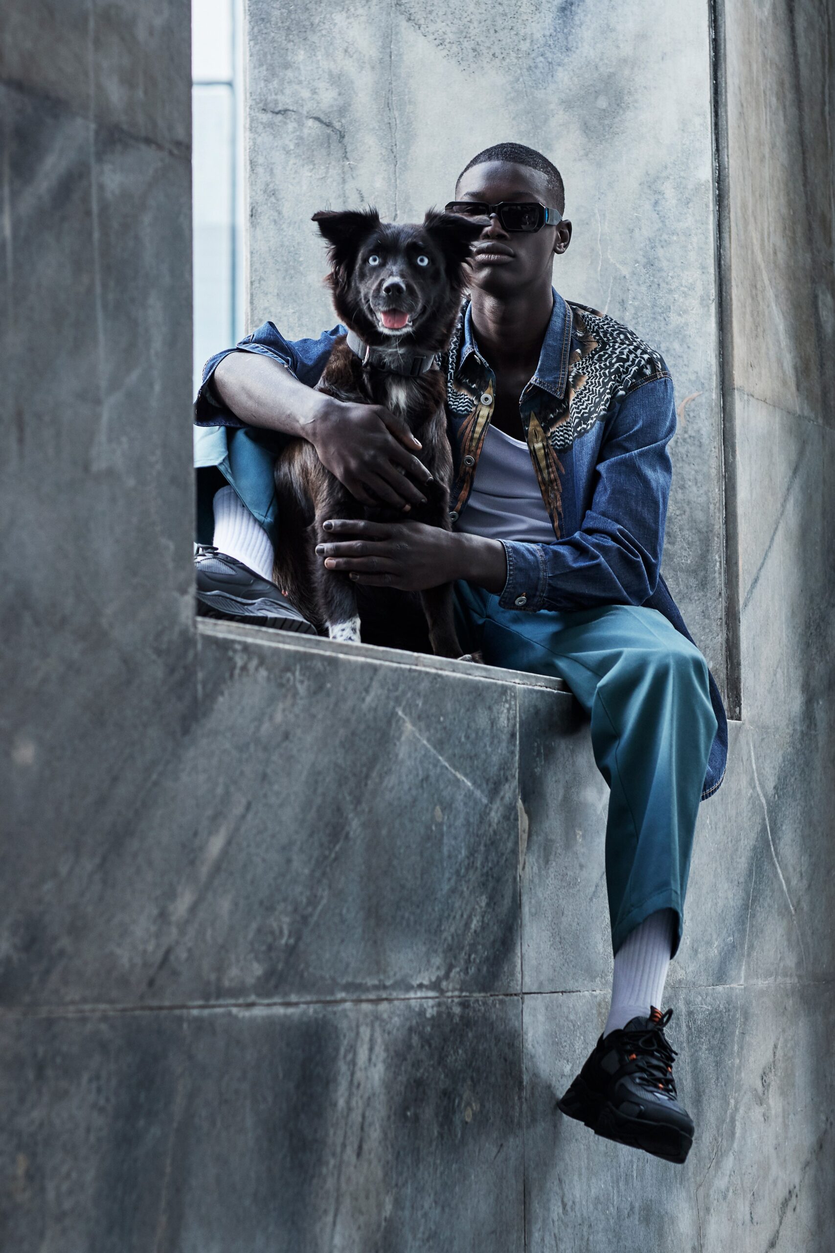 Marcelo Burlon County of Milan S/S 21 Menswear Look 7