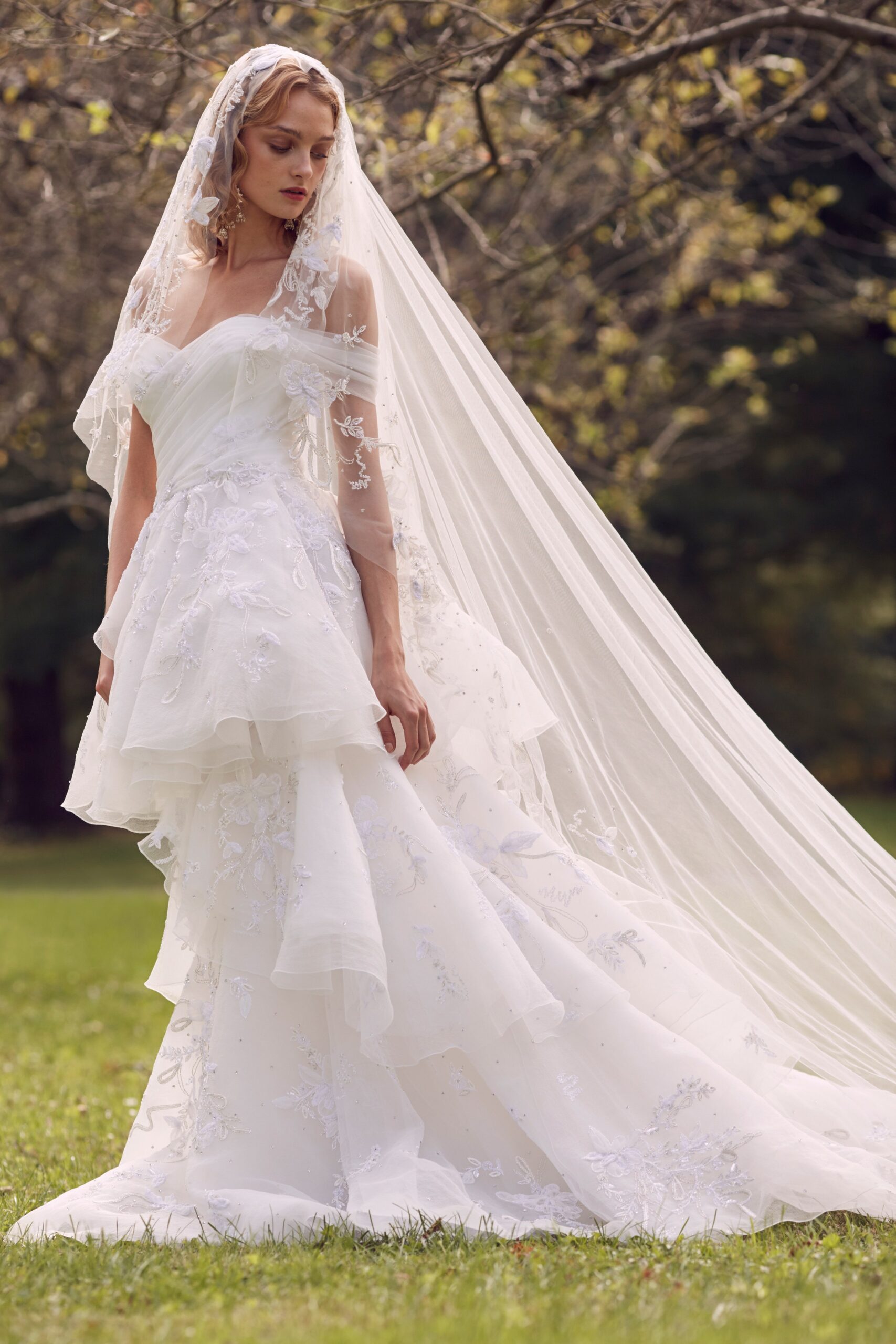Marchesa F/W 19 Bridal Look 8