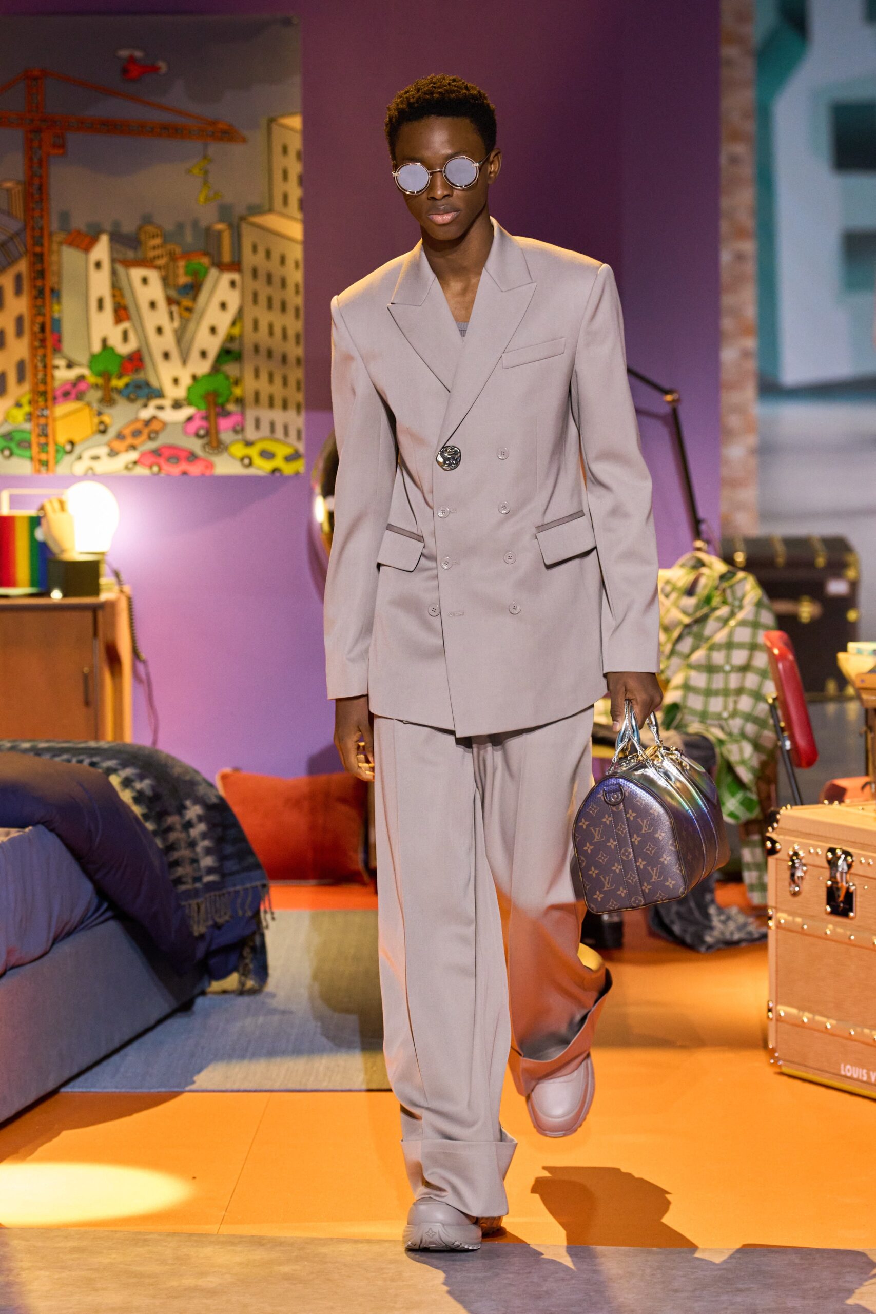 Louis Vuitton F/W 23 Menswear Look 9