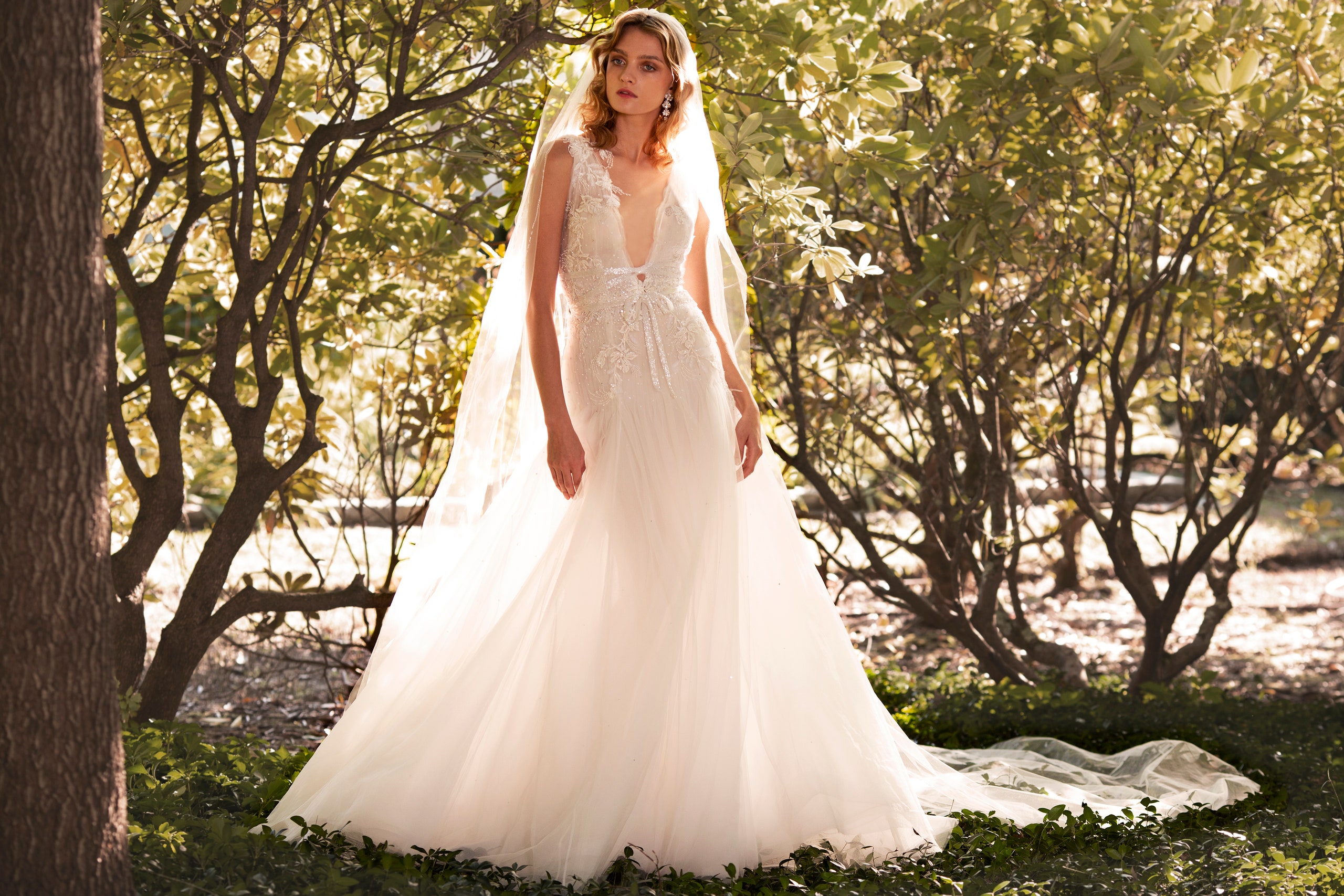 Marchesa F/W 19 Bridal Look 9