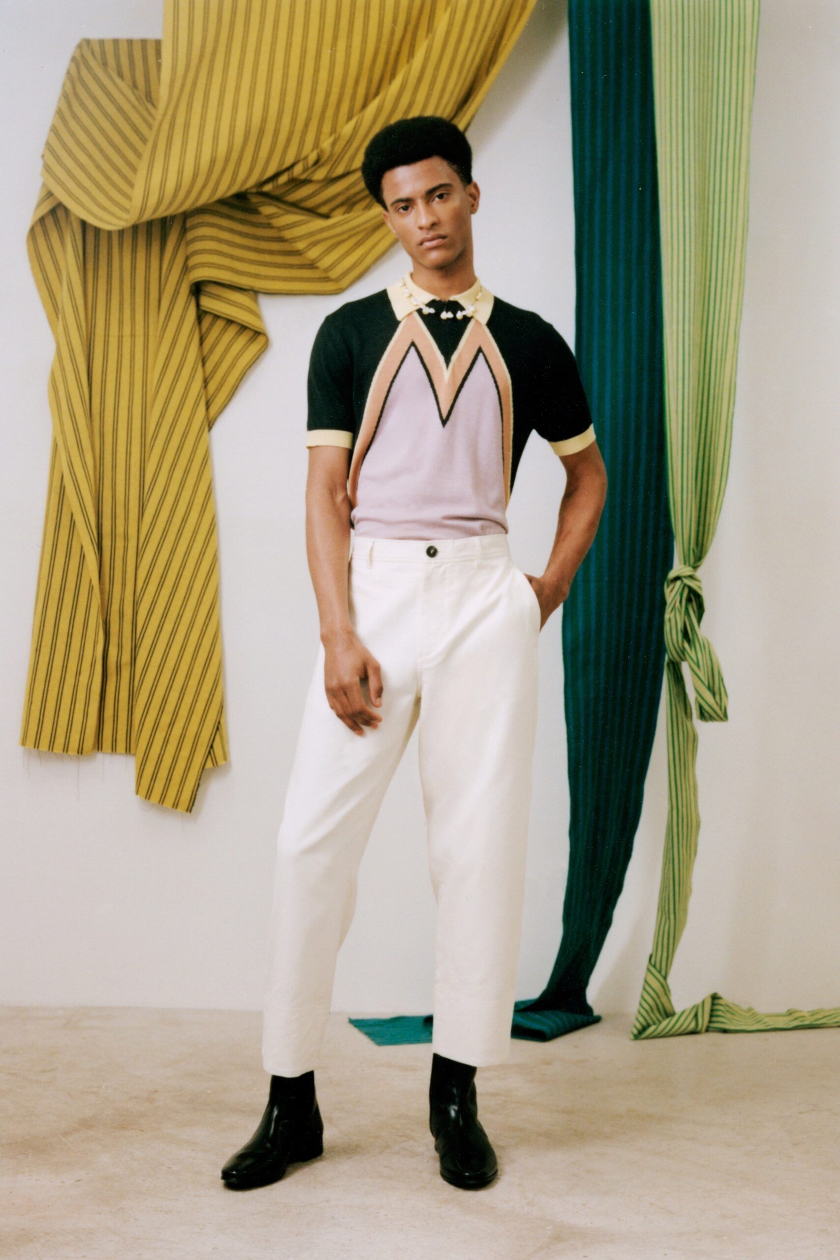 Lukhanyo Mdingi F/W 22 Menswear Look 10