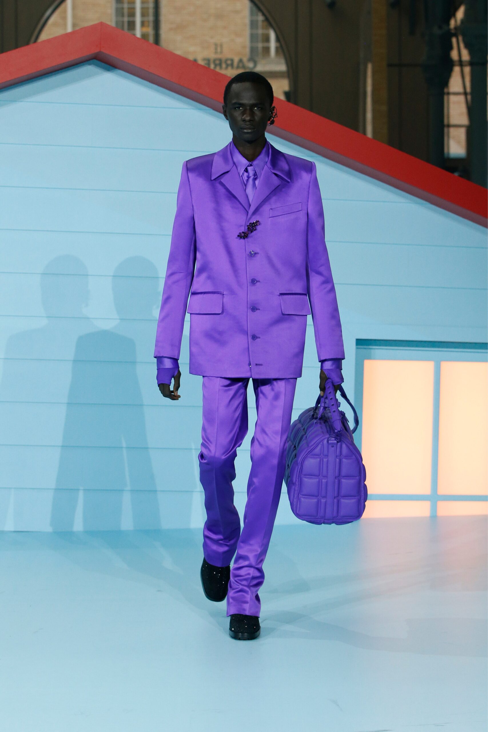Louis Vuitton F/W 22 Menswear Look 12