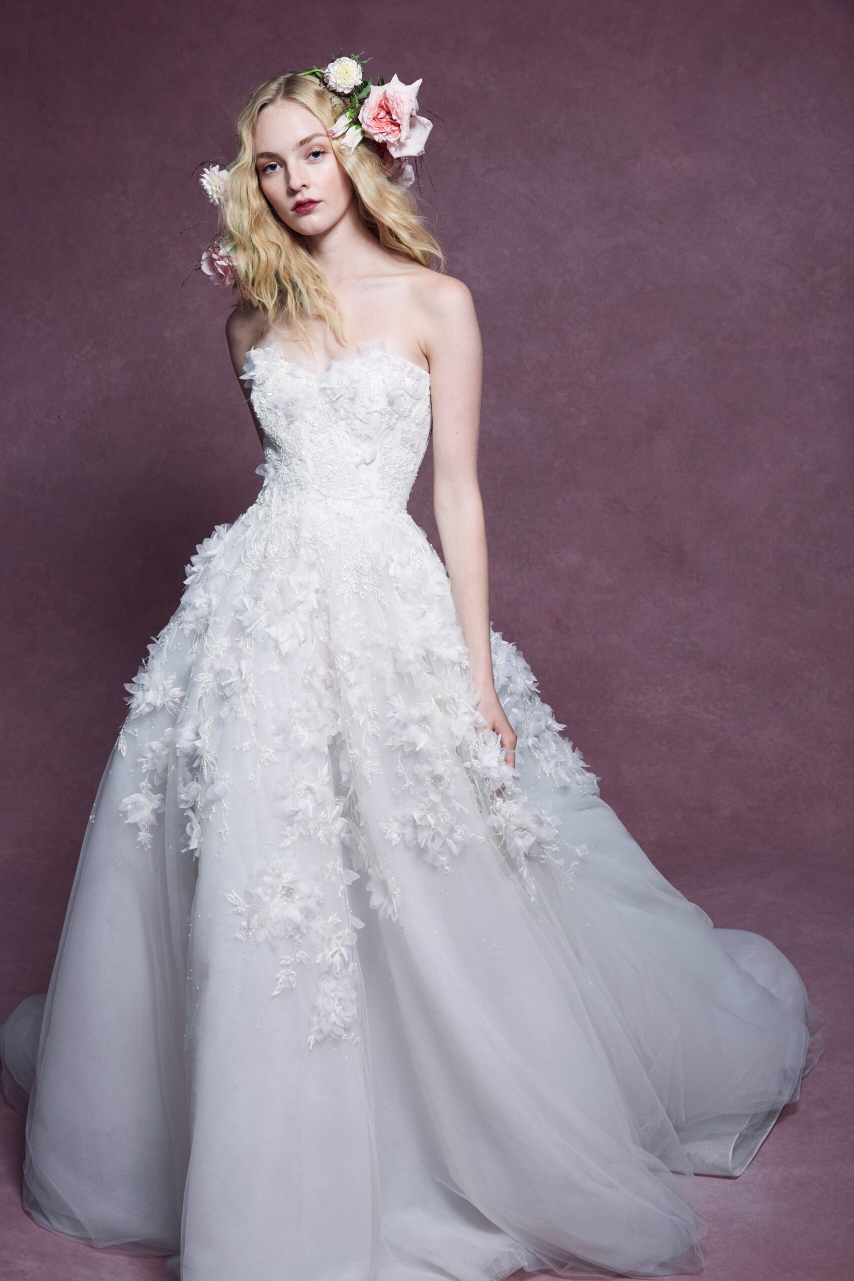 Marchesa F/W 20 Bridal Look 13