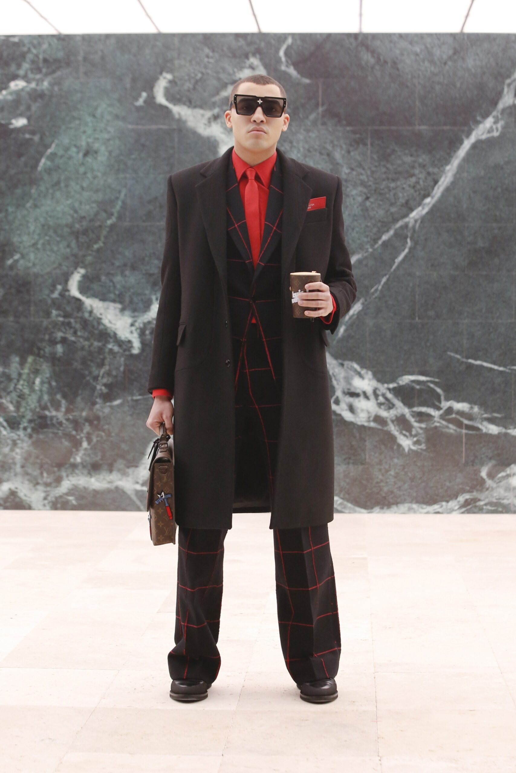 Louis Vuitton F/W 21 Menswear Look 14