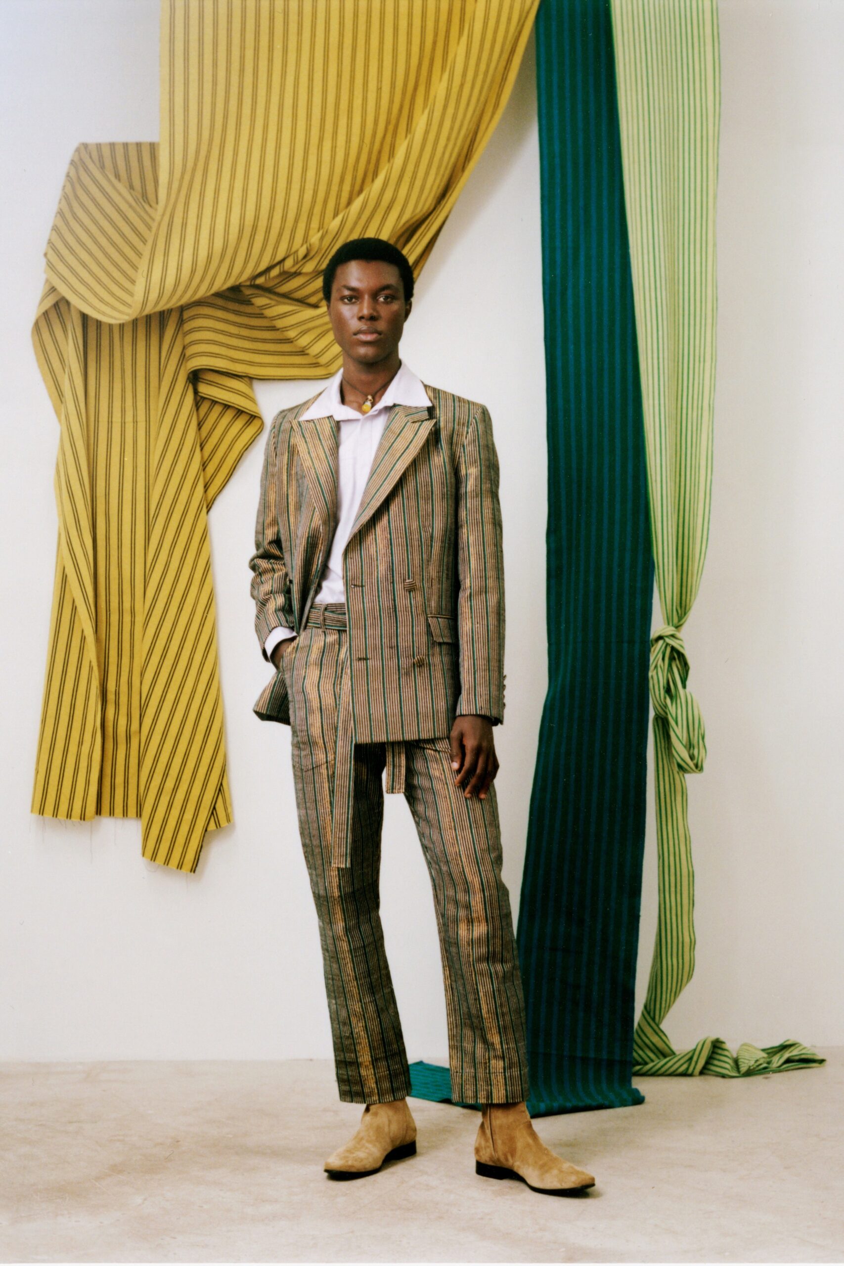 Lukhanyo Mdingi F/W 22 Menswear Look 15