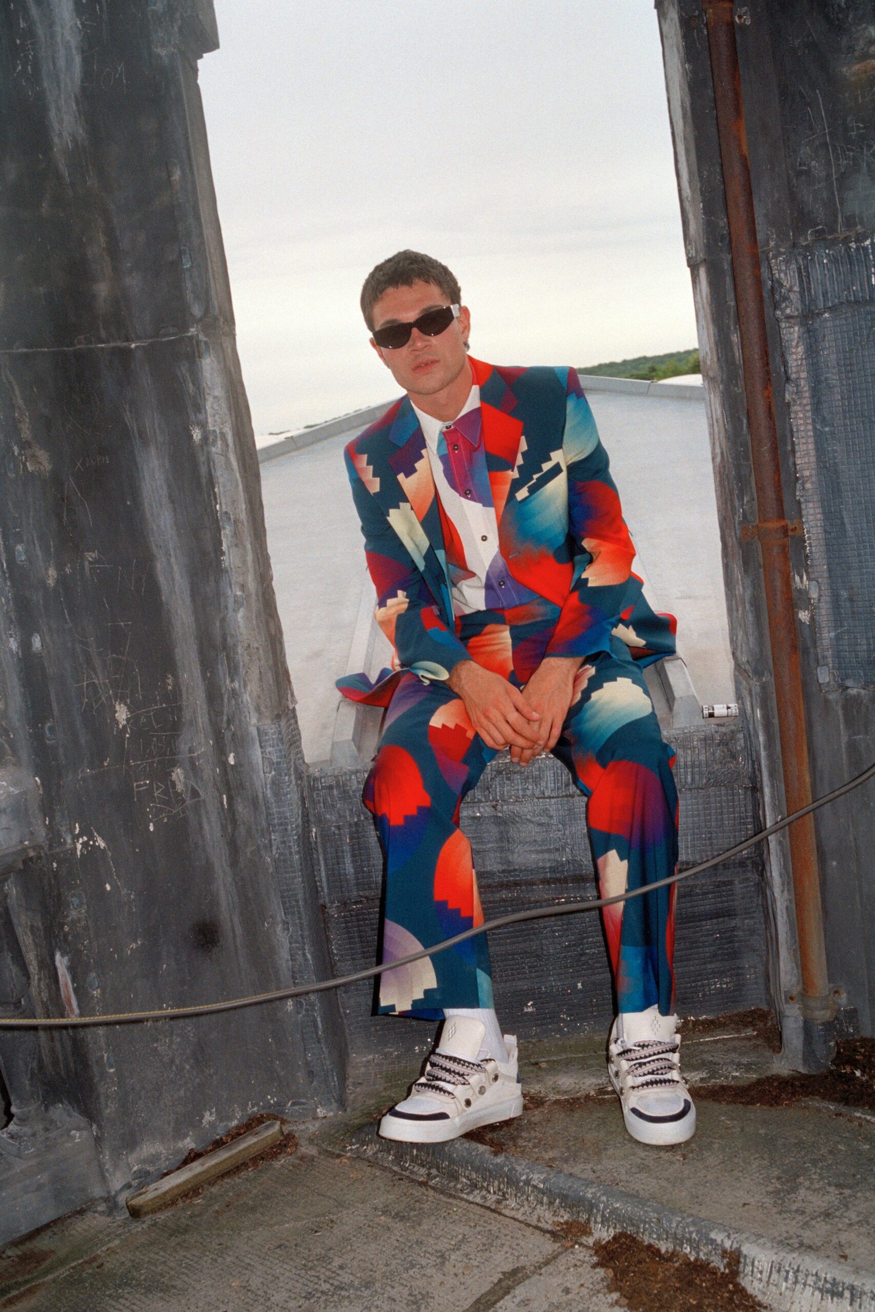 Marcelo Burlon County of Milan S/S 22 Menswear Look 15