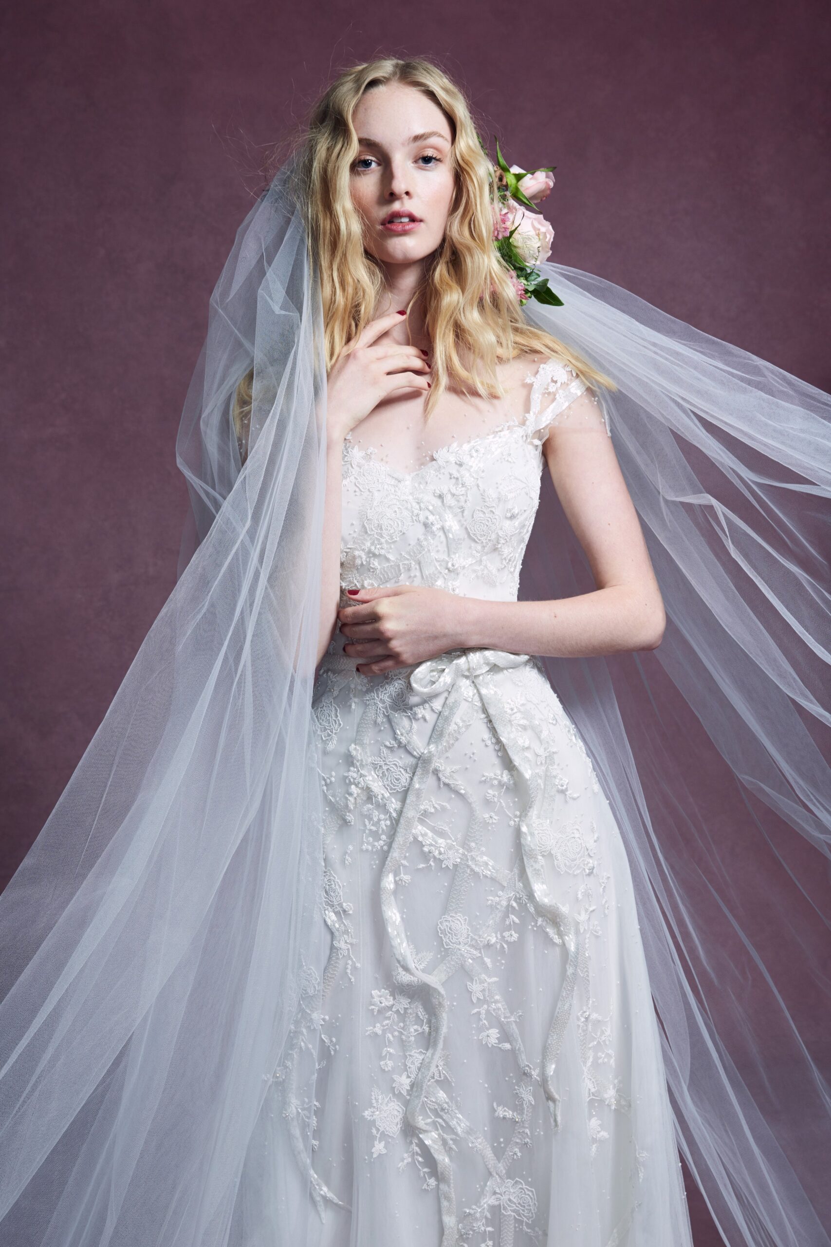 Marchesa F/W 20 Bridal Look 15
