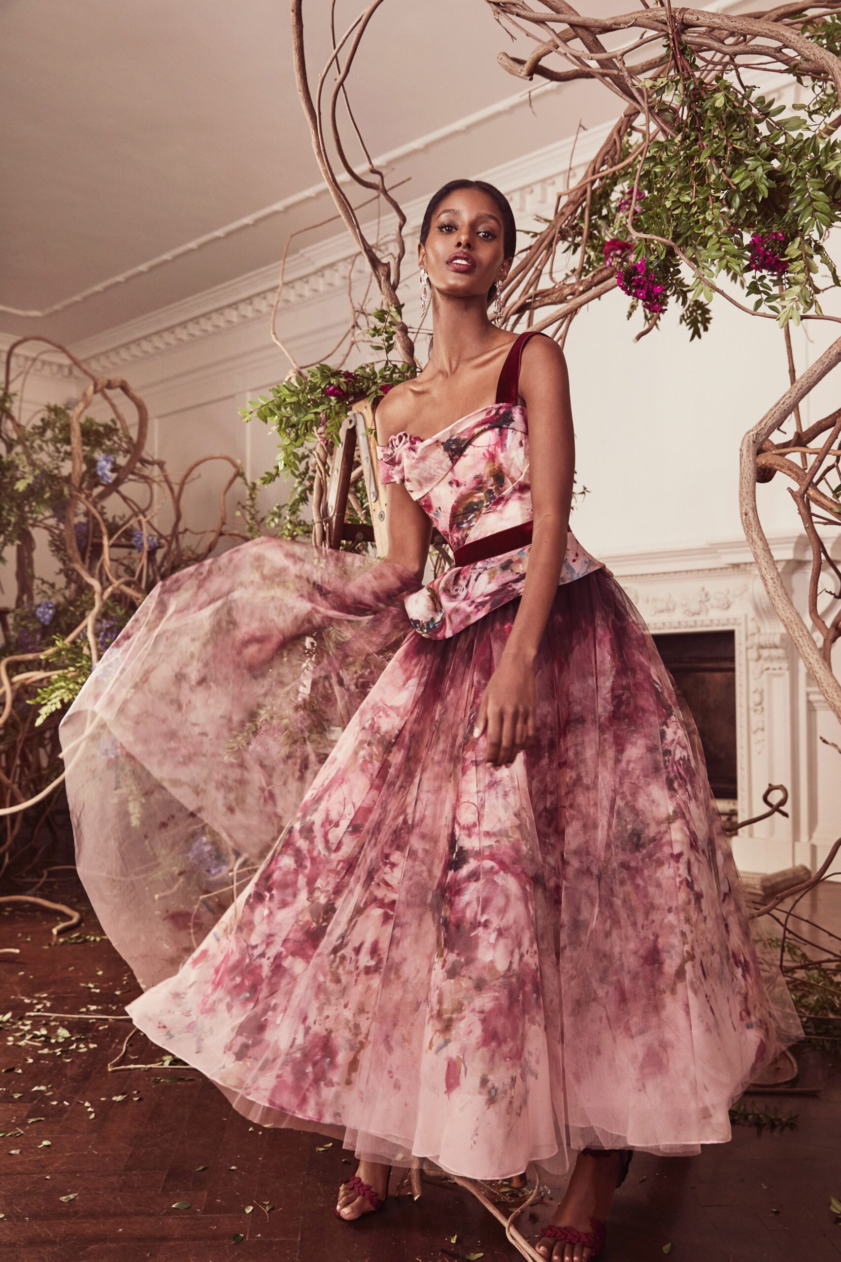 Marchesa F/W 19 Look 15