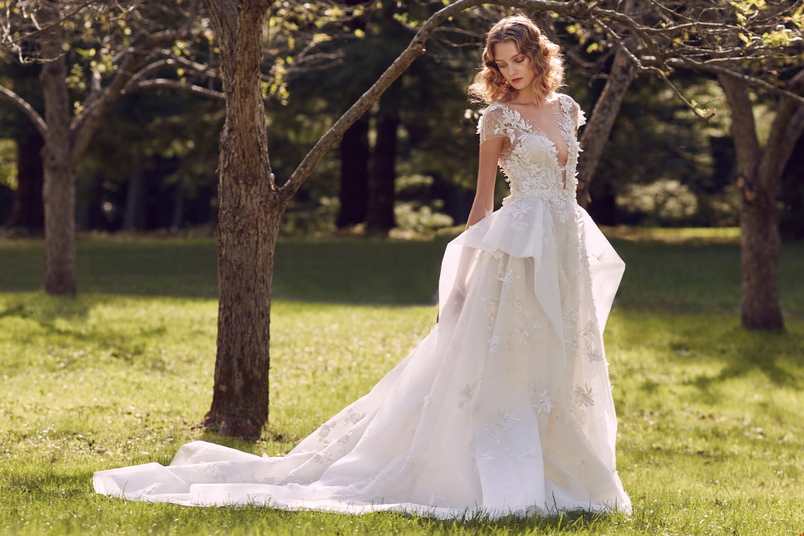 Marchesa F/W 19 Bridal Look 14