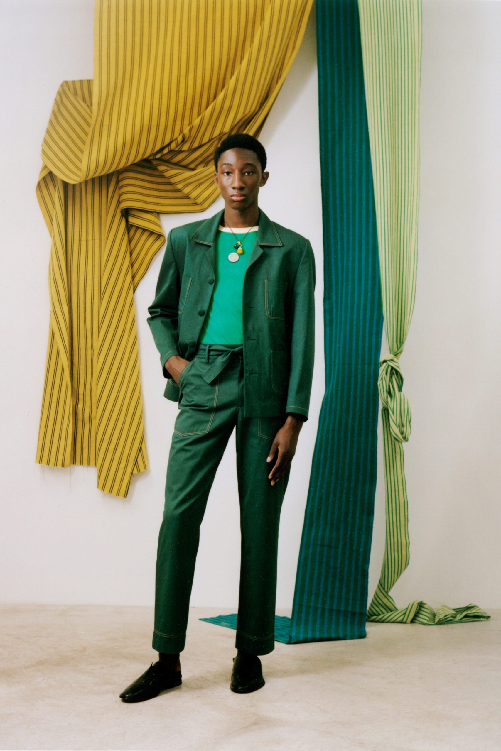 Lukhanyo Mdingi F/W 22 Menswear Look 16