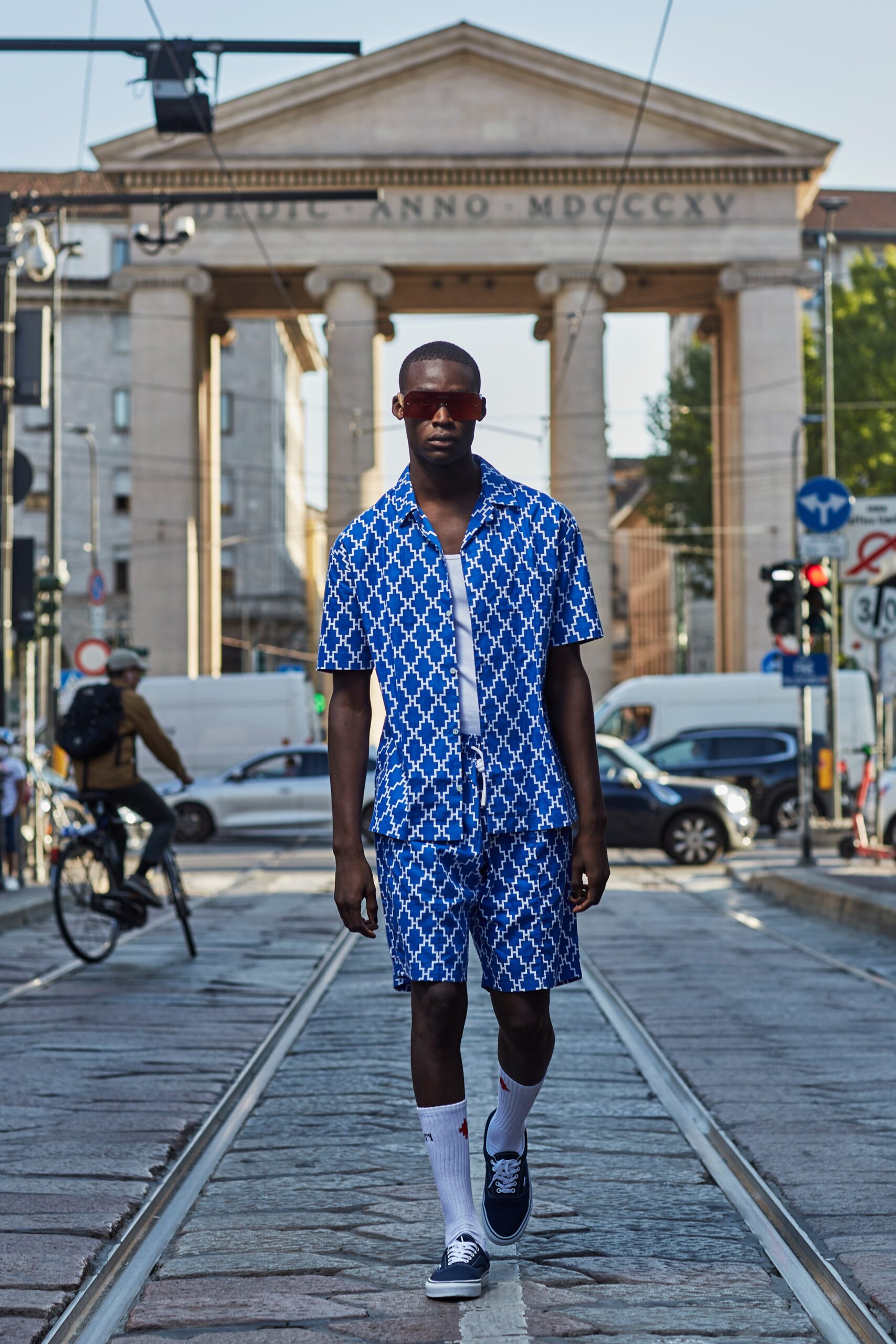 Marcelo Burlon County of Milan S/S 21 Menswear Look 15