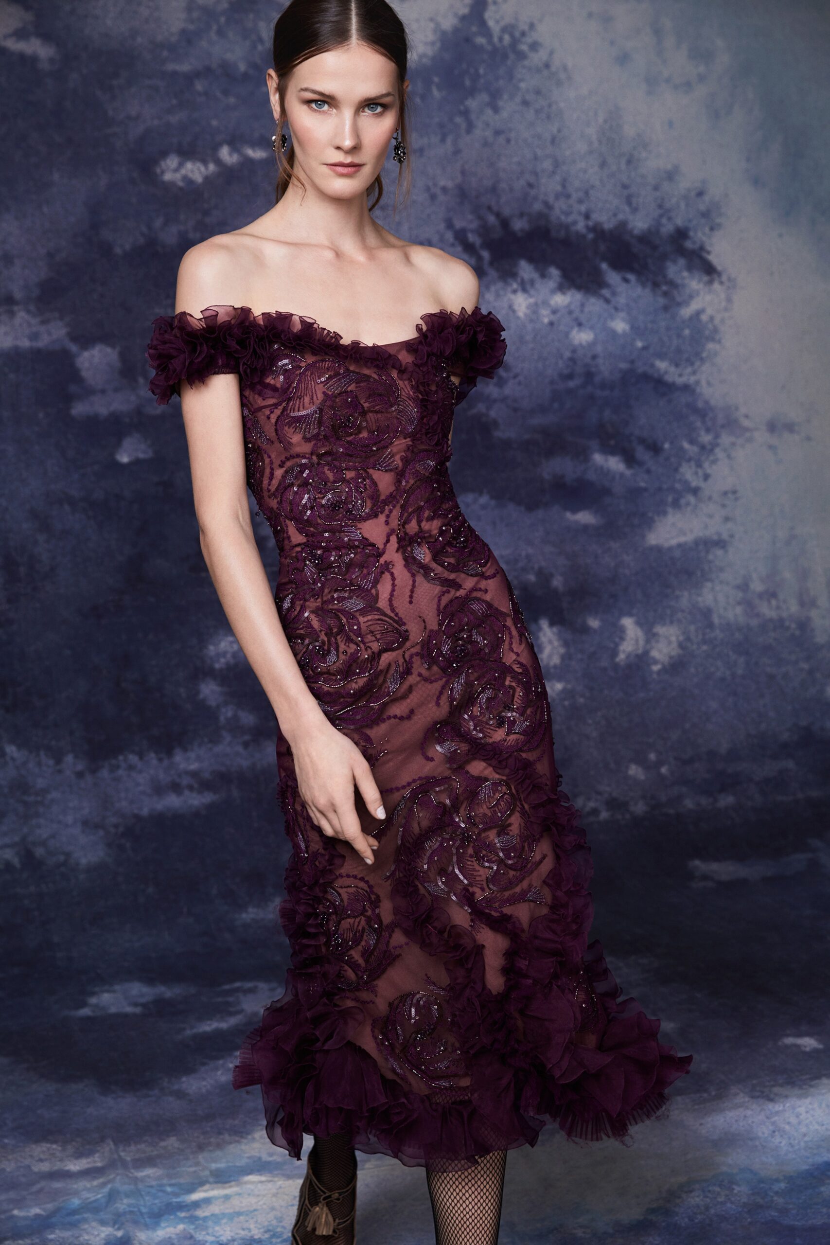 Marchesa F/W 20 Look 17