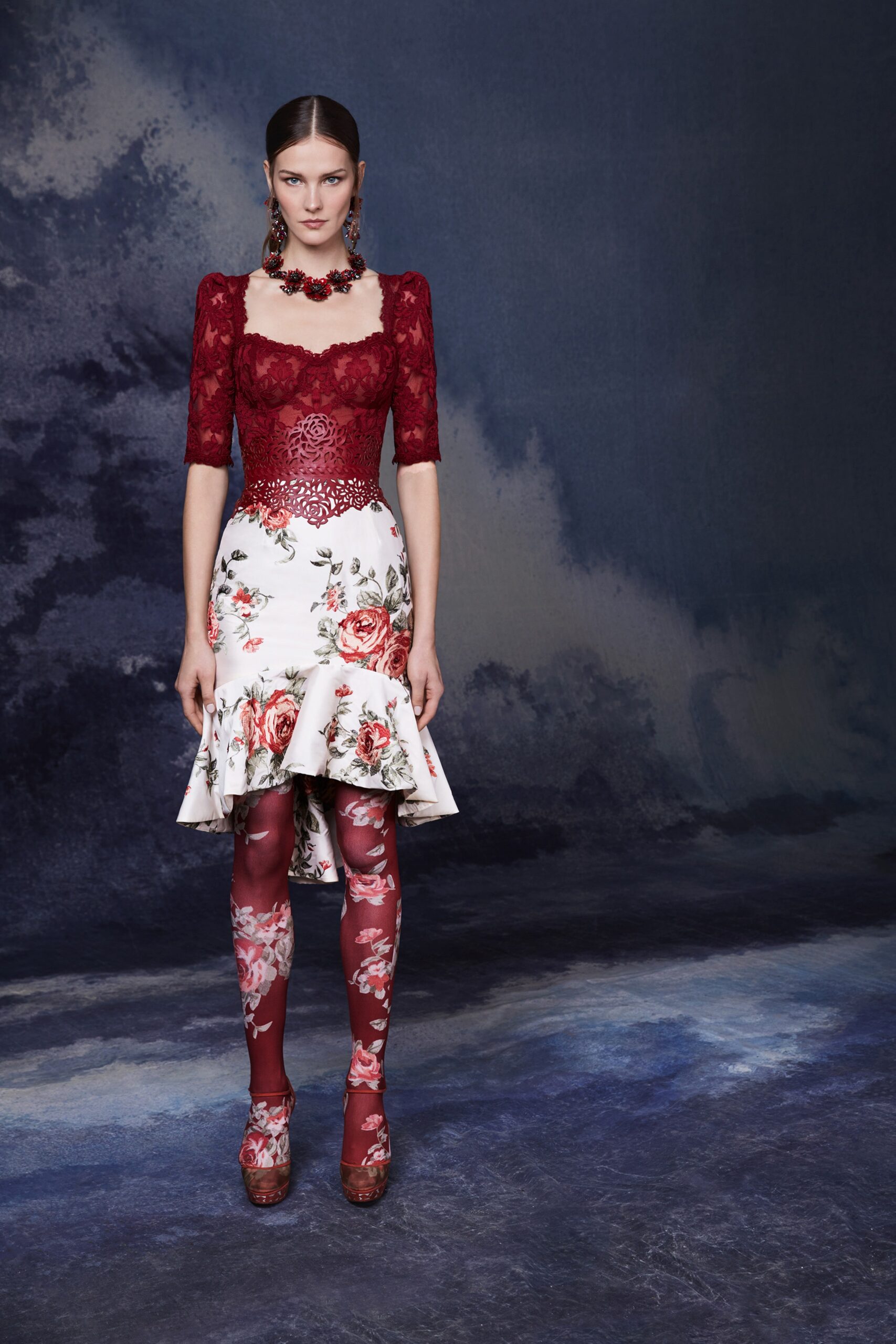 Marchesa F/W 20 Look 18