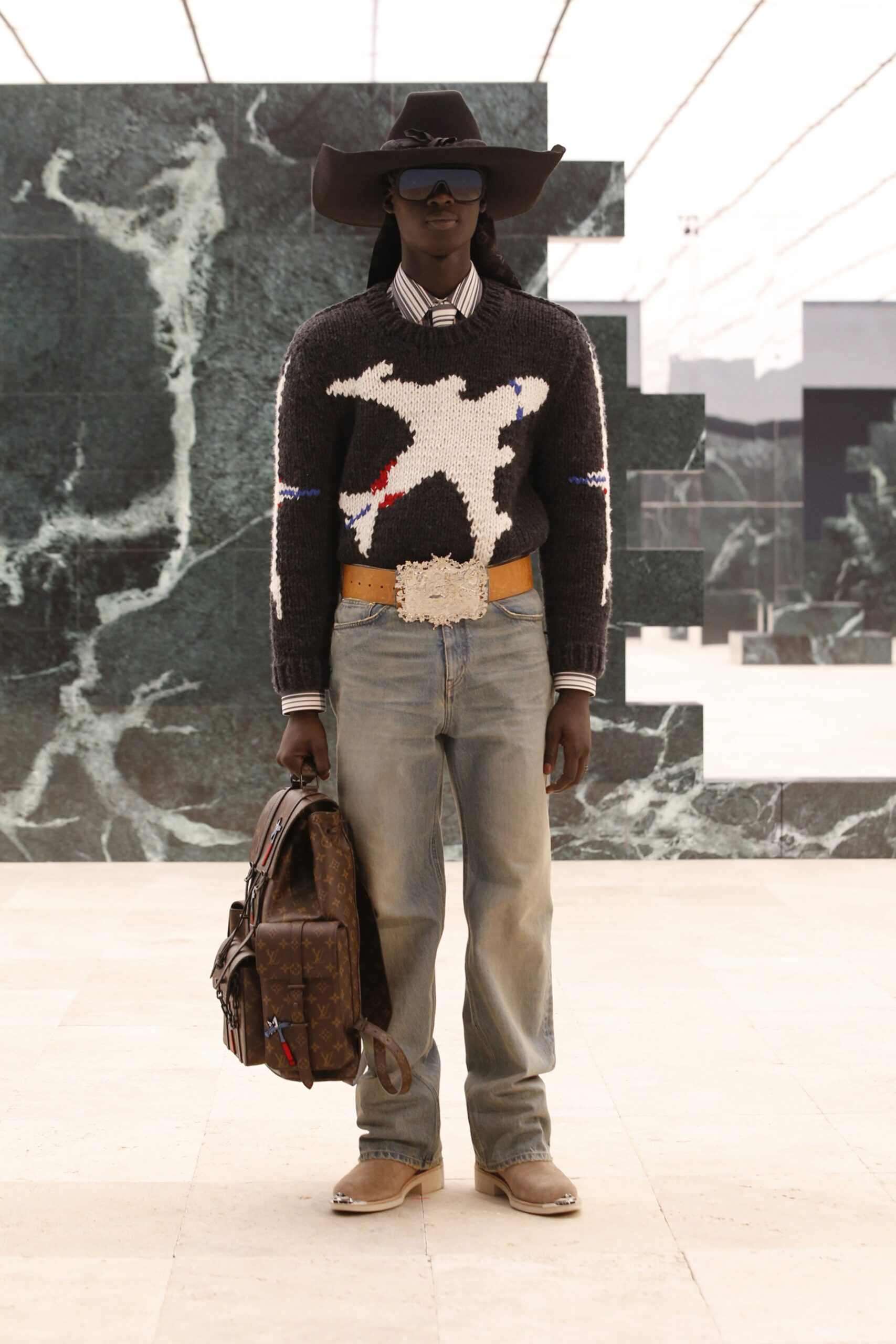 Louis Vuitton F/W 21 Menswear Look 40