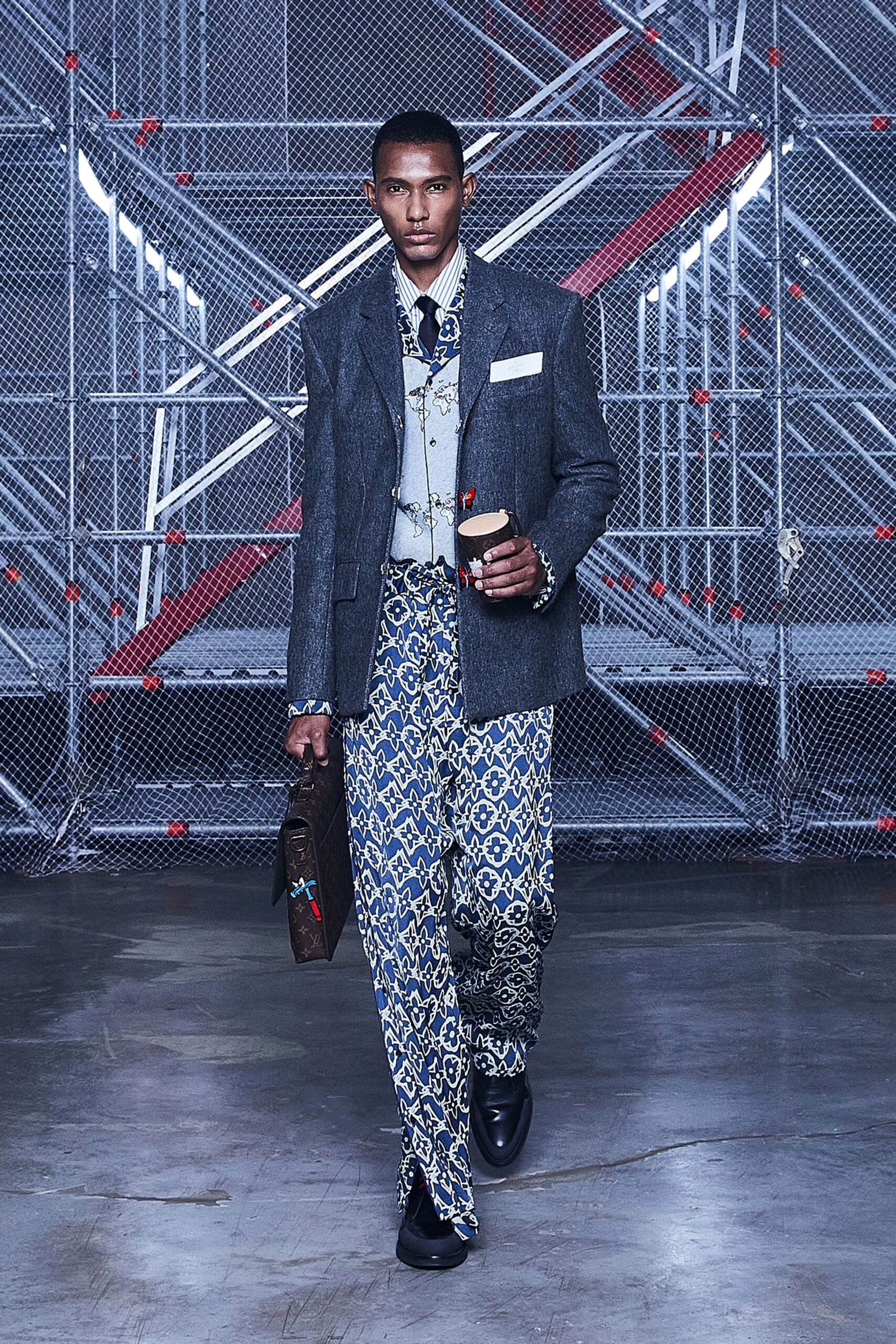 Louis Vuitton F/W 21 Menswear Look 100