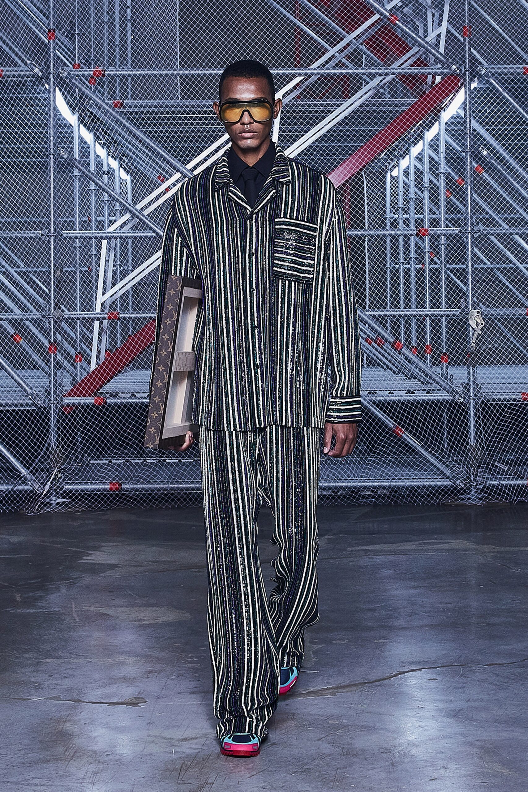 Louis Vuitton F/W 21 Menswear Look 104
