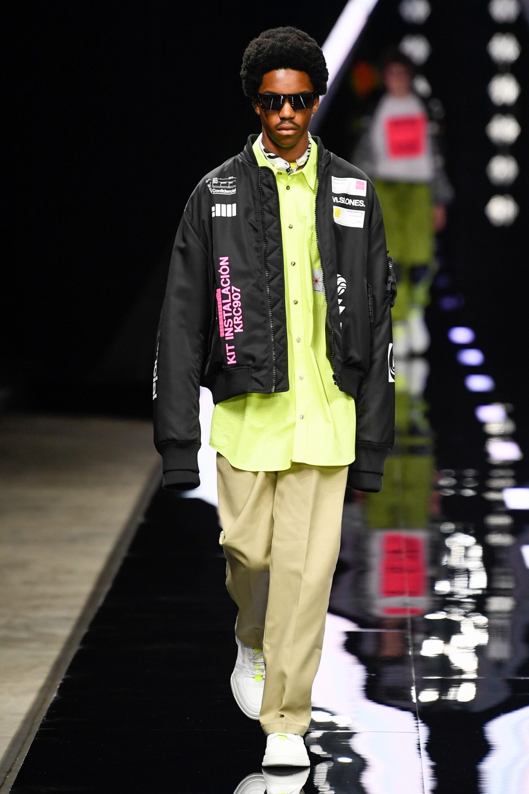 Marcelo Burlon County of Milan S/S 19 Menswear Look 1