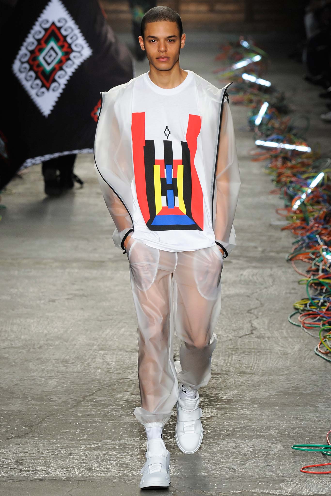 Marcelo Burlon County of Milan S/S 16 Menswear Look 45
