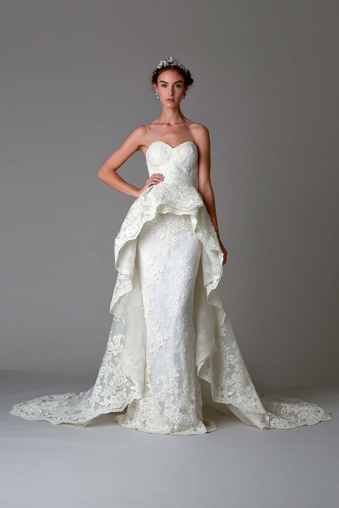 Marchesa F/W 16 Bridal Look 24