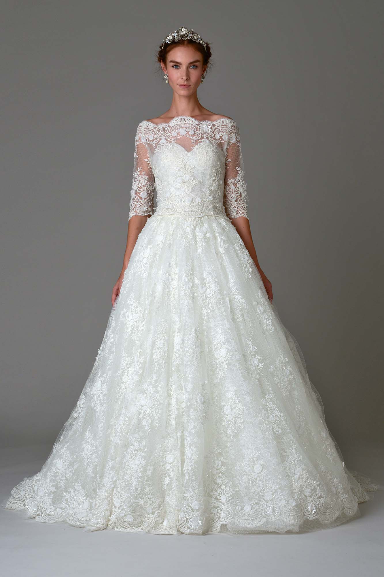Marchesa F/W 16 Bridal Look 26