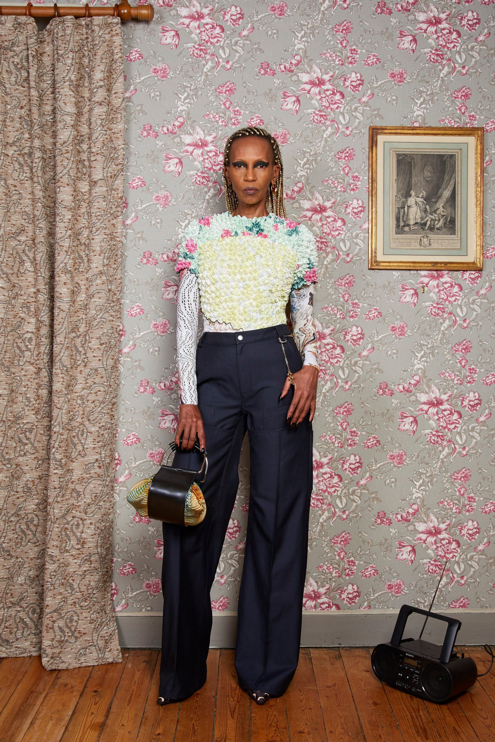 Marine Serre S/S 22 Look 1