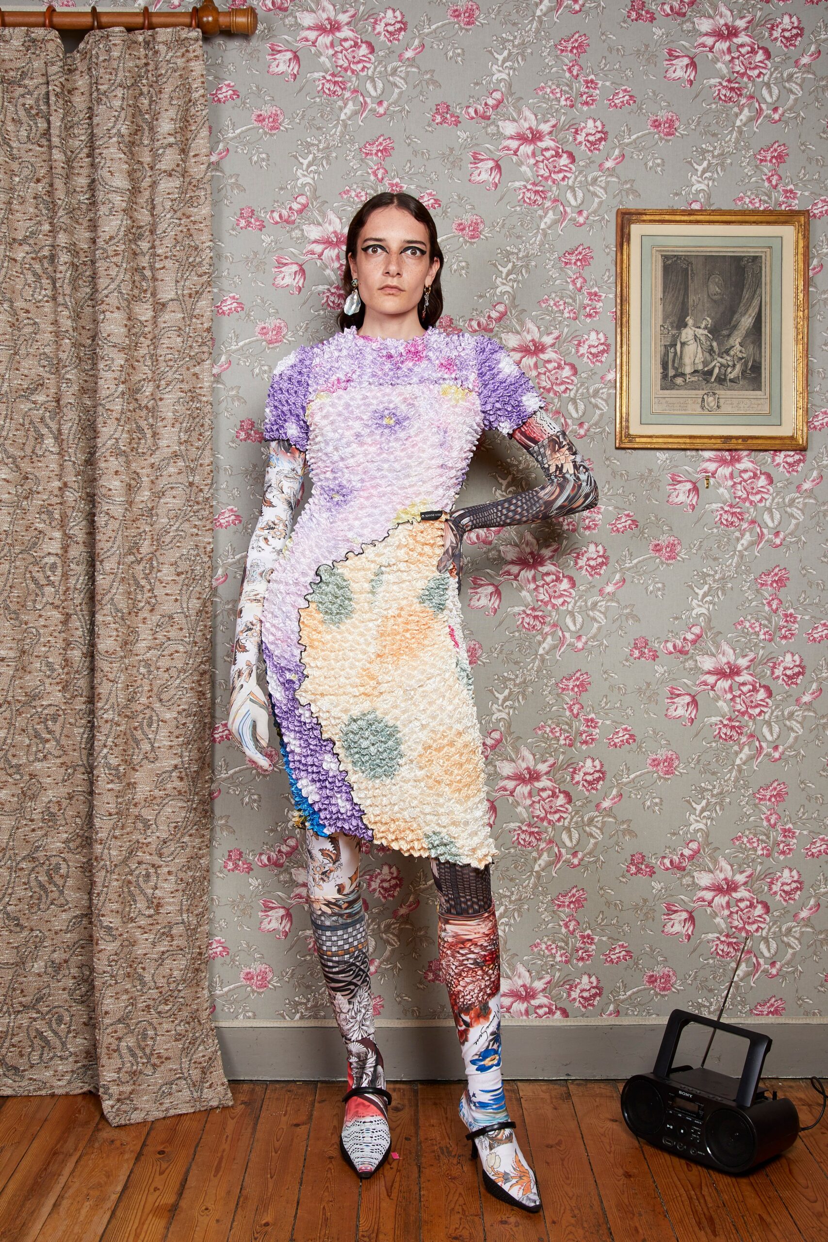 Marine Serre S/S 22 Look 3
