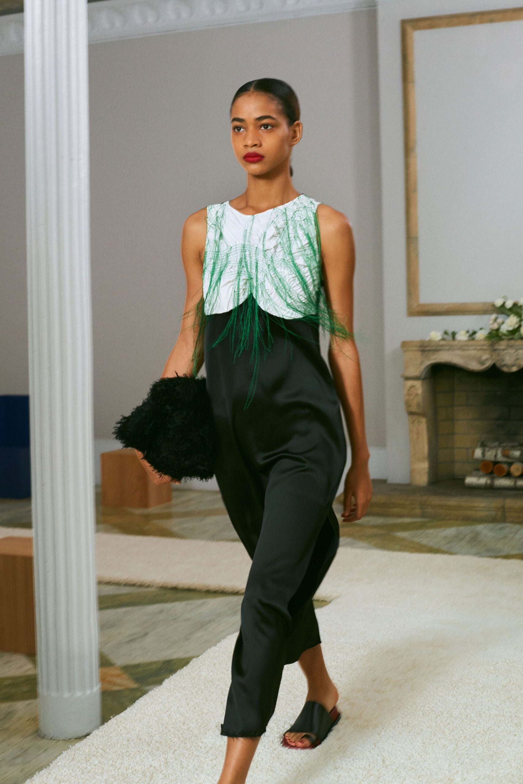Marina Moscone S/S 19 Look 9