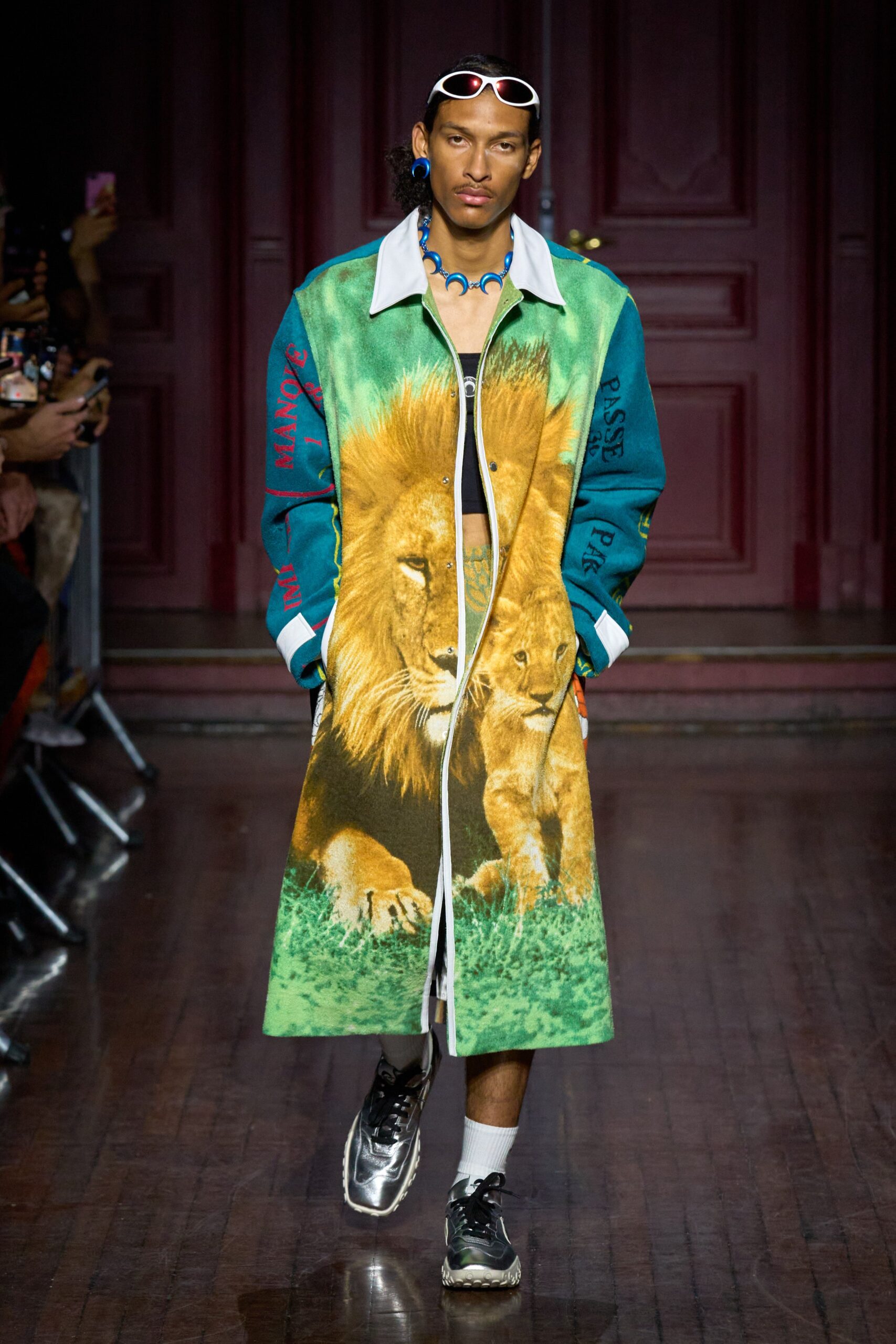 Marine Serre S/S 24 Menswear Look 23