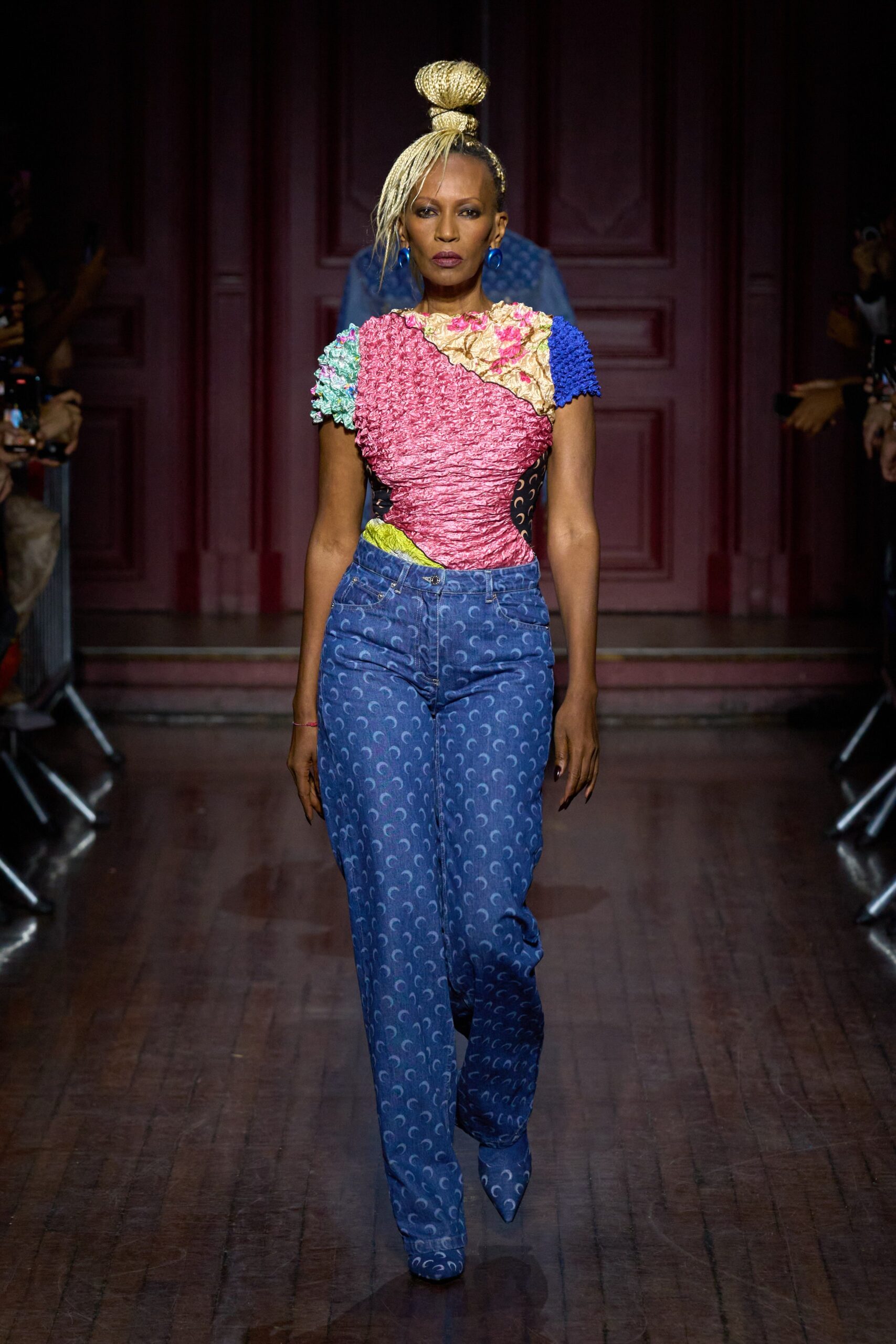 Marine Serre S/S 24 Menswear Look 27