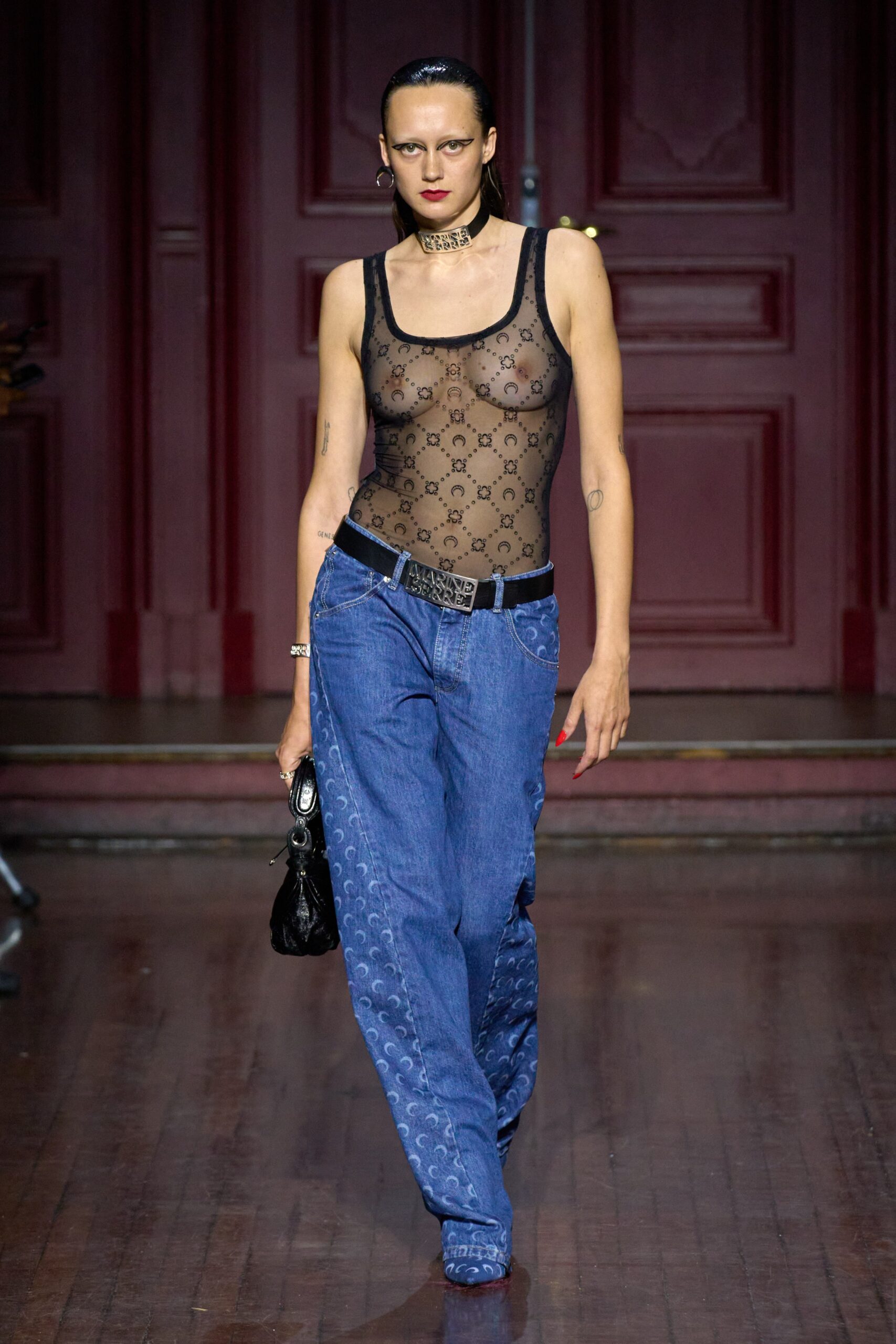 Marine Serre S/S 24 Menswear Look 29