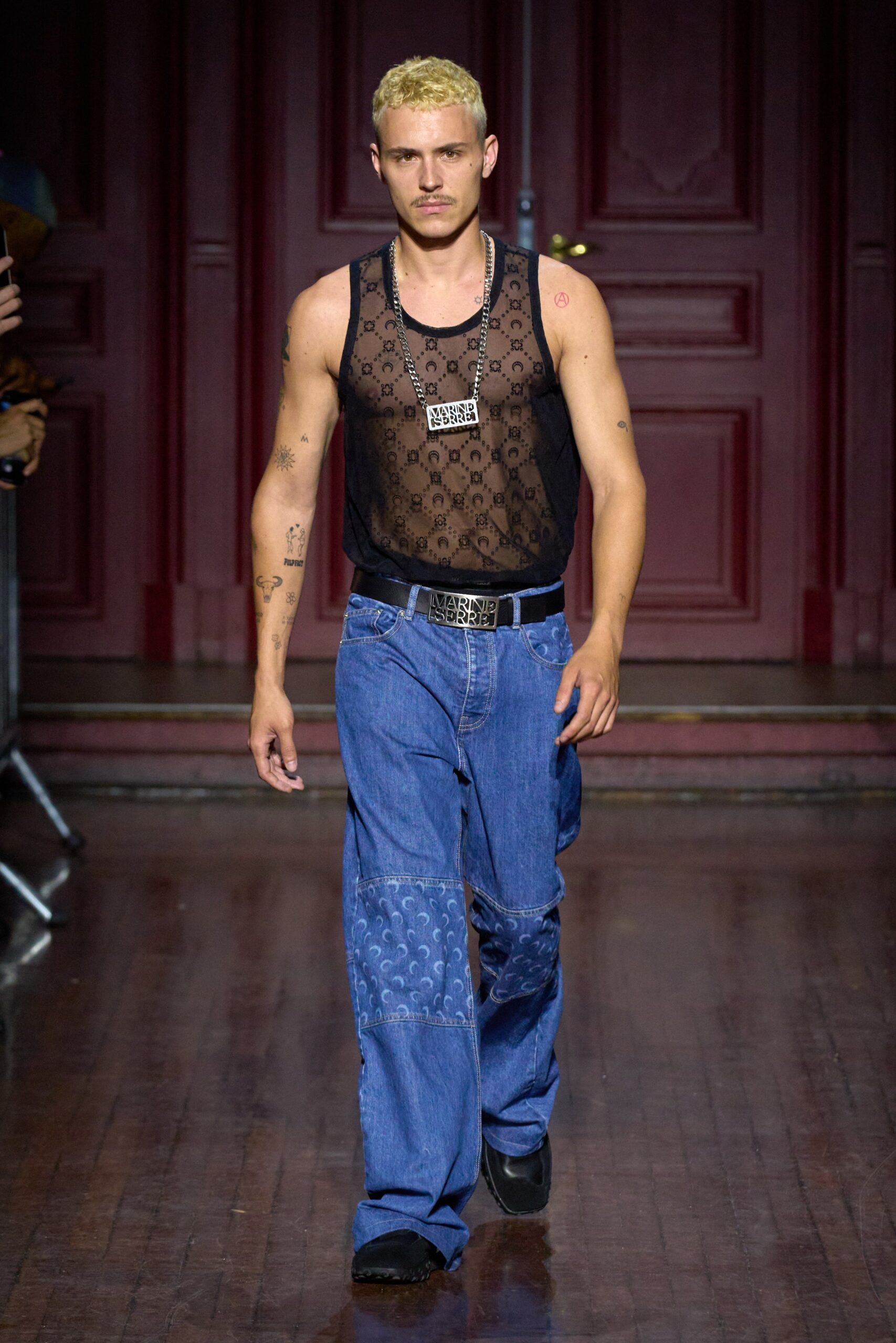 Marine Serre S/S 24 Menswear Look 31