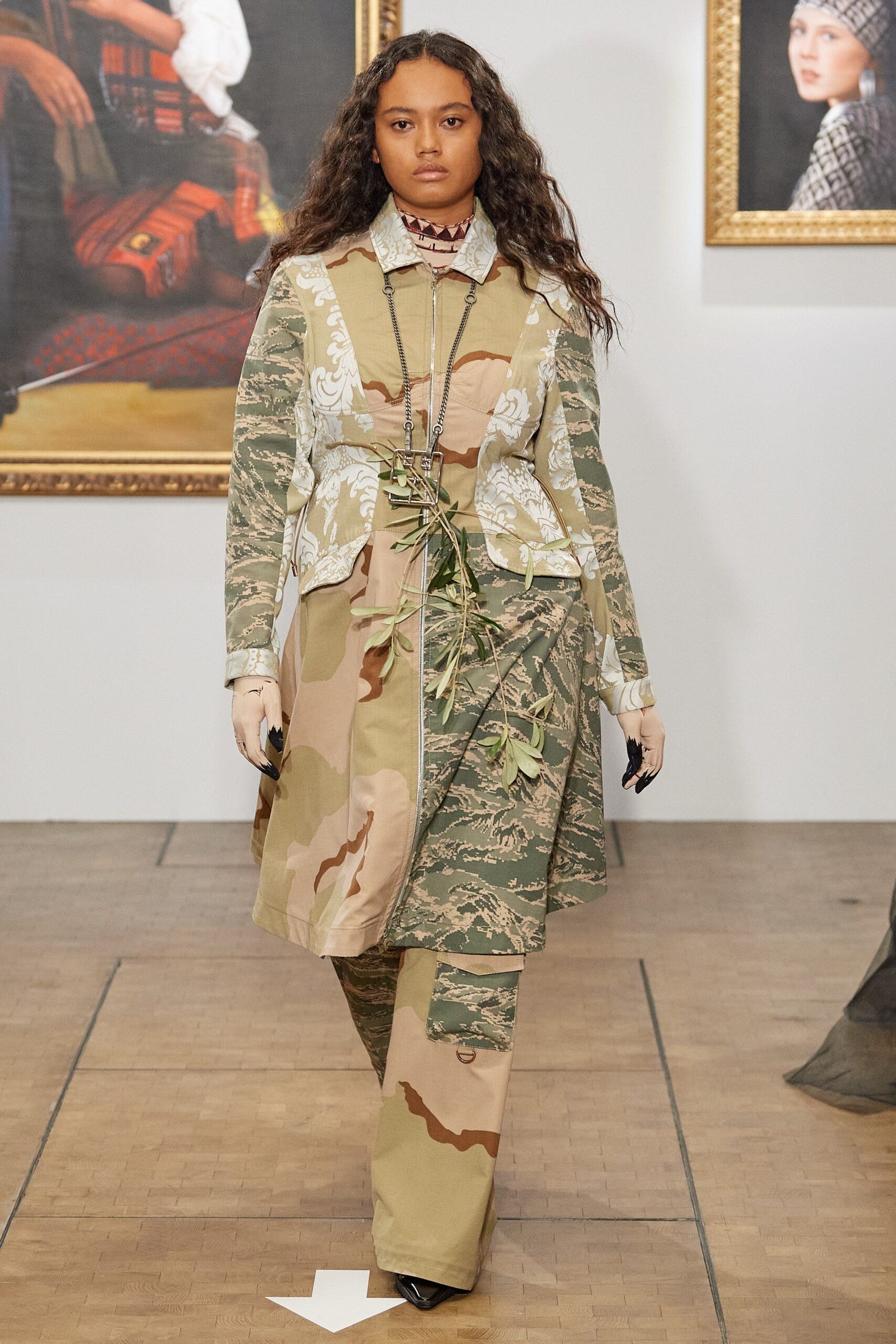 Marine Serre F/W 22 Look 34