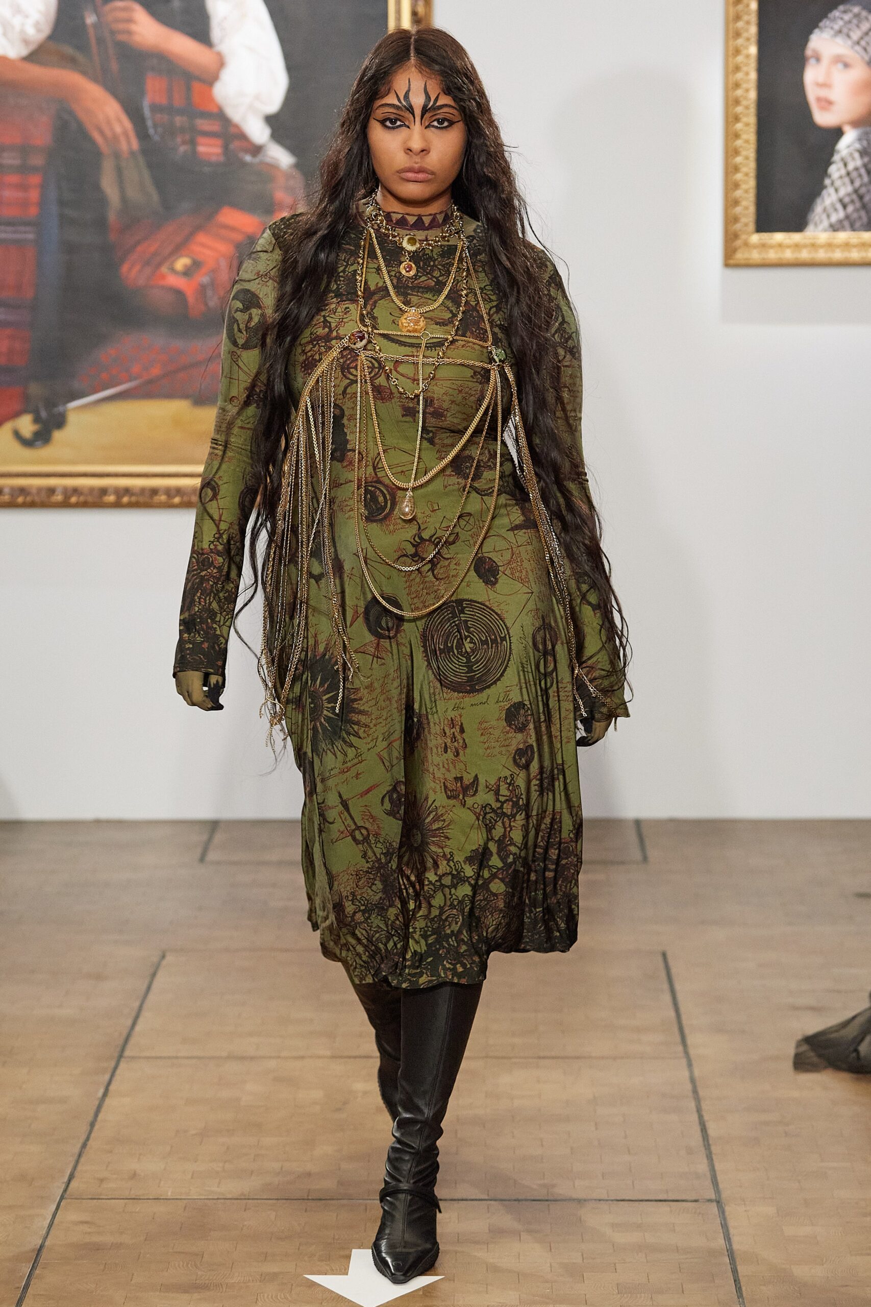 Marine Serre F/W 22 Look 38