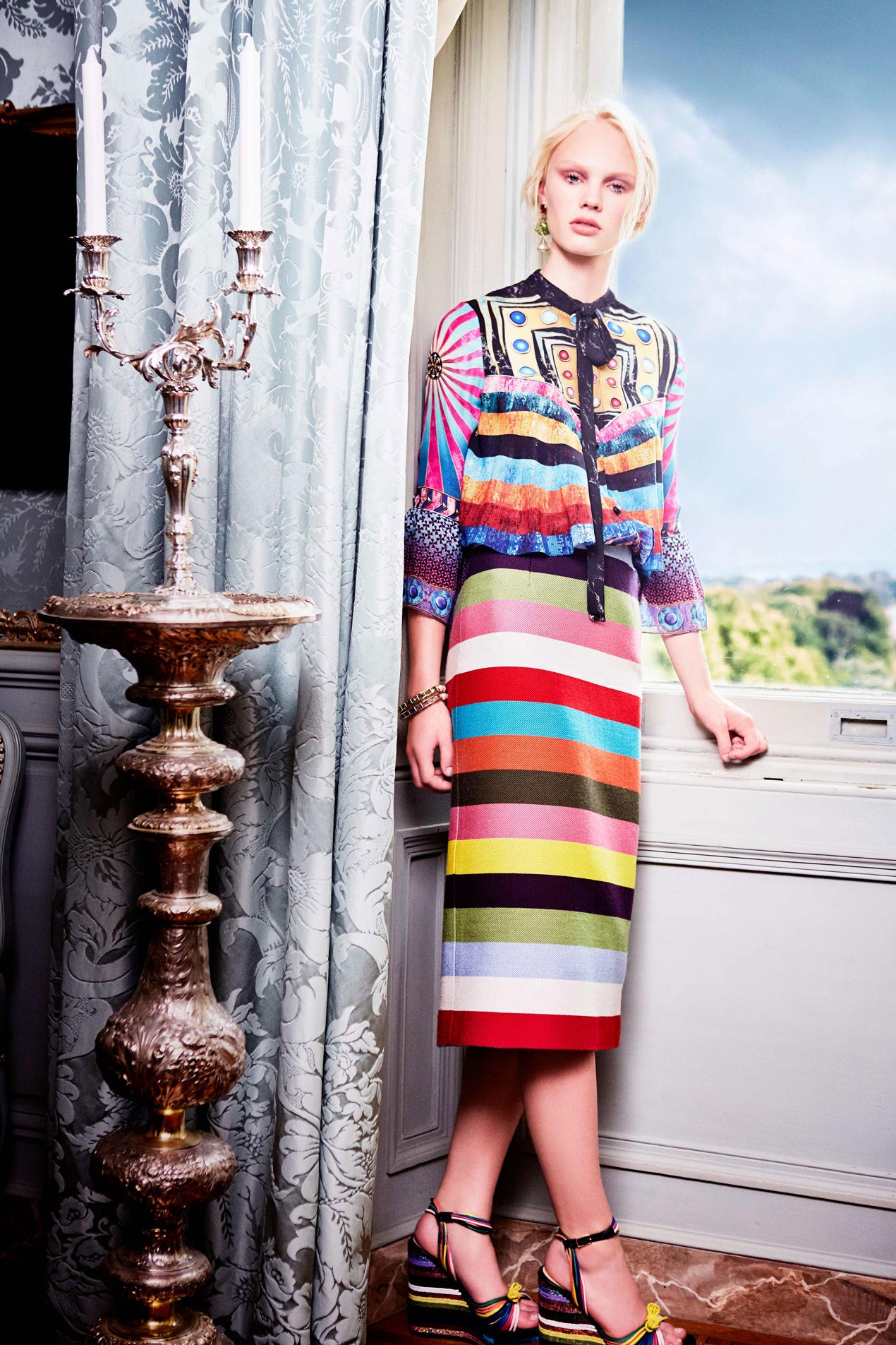 Mary Katrantzou Resort 18 Look 7
