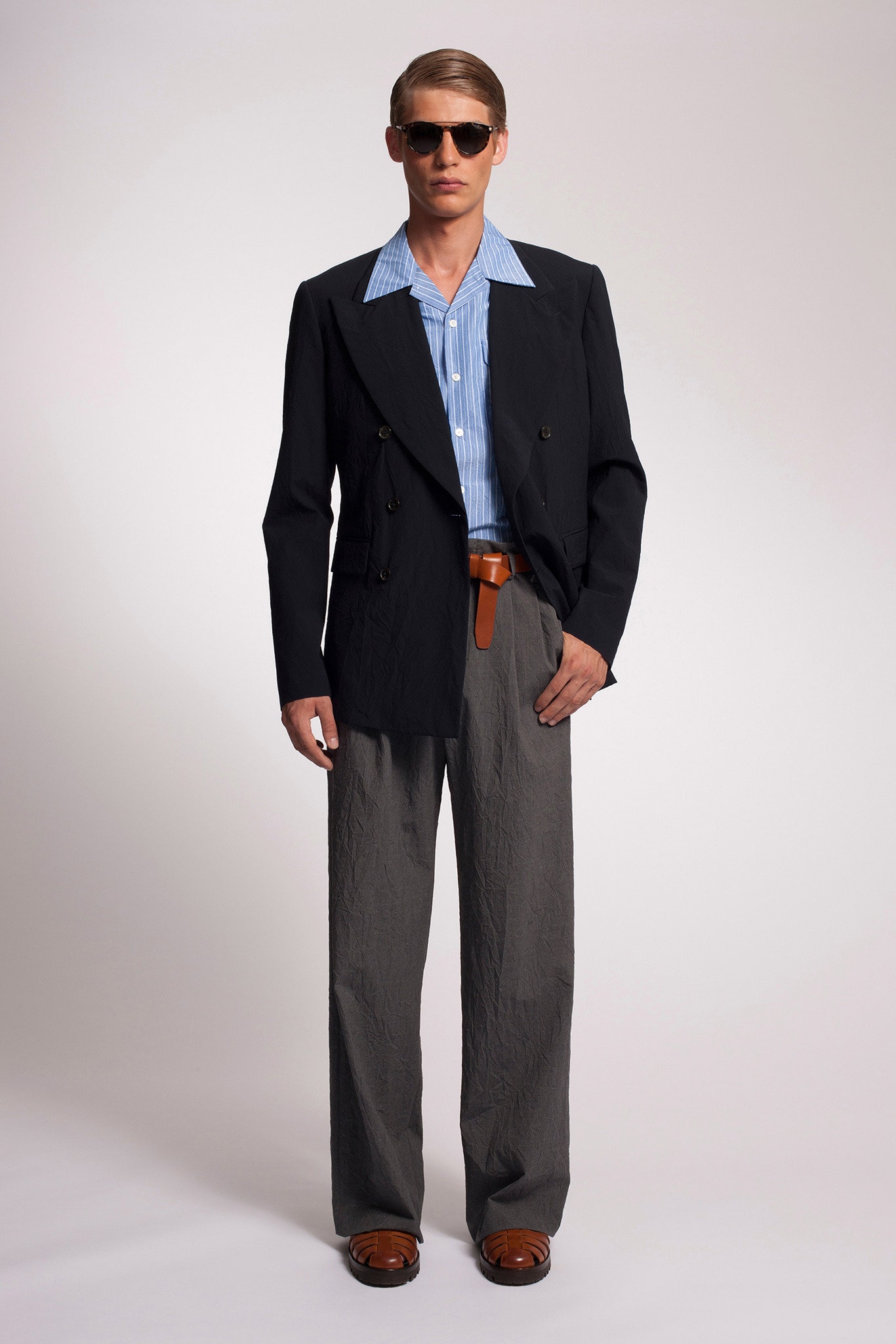 Michael Kors Collection S/S 14 Menswear Look 1