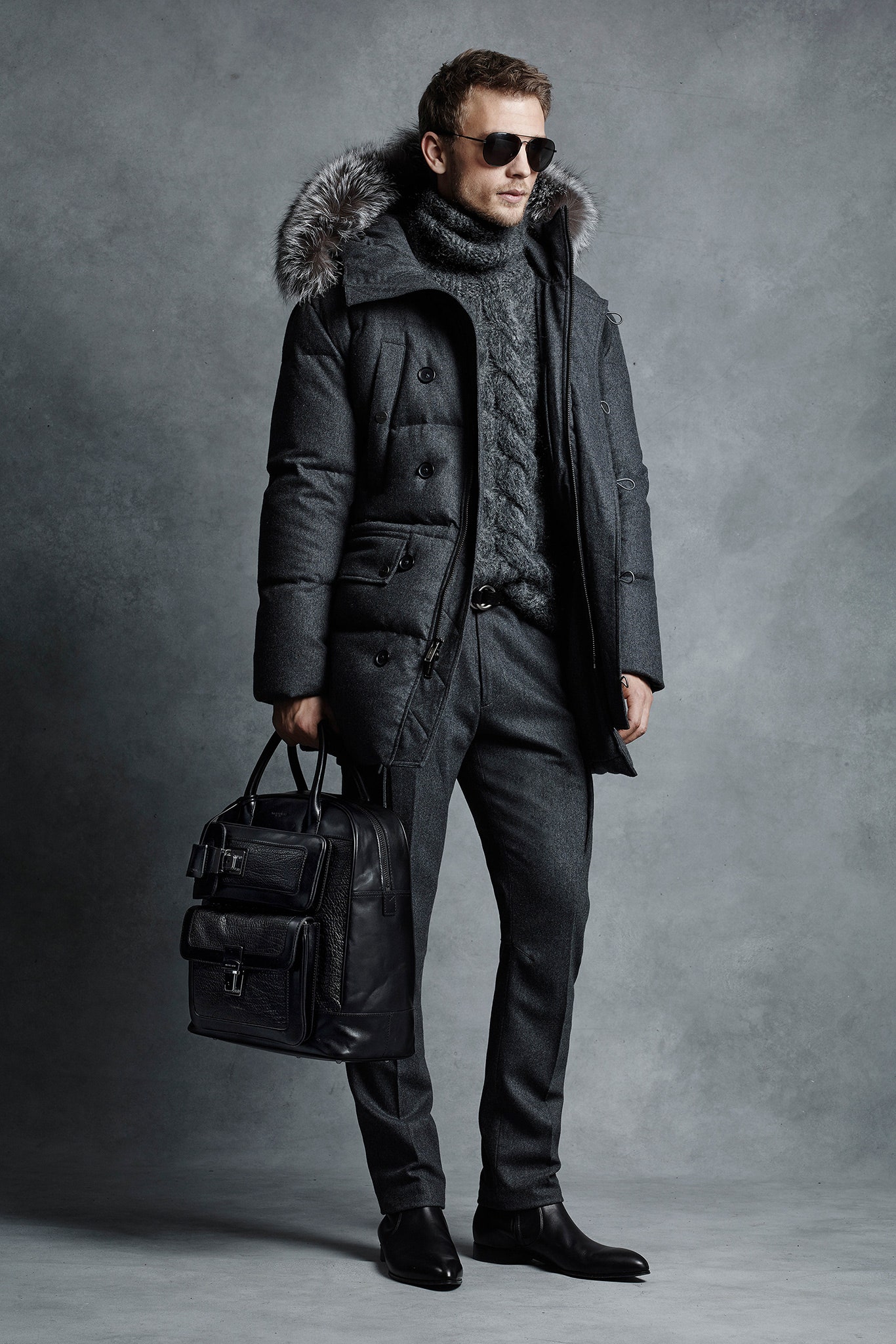 Michael Kors Collection F/W 15 Menswear Look 1