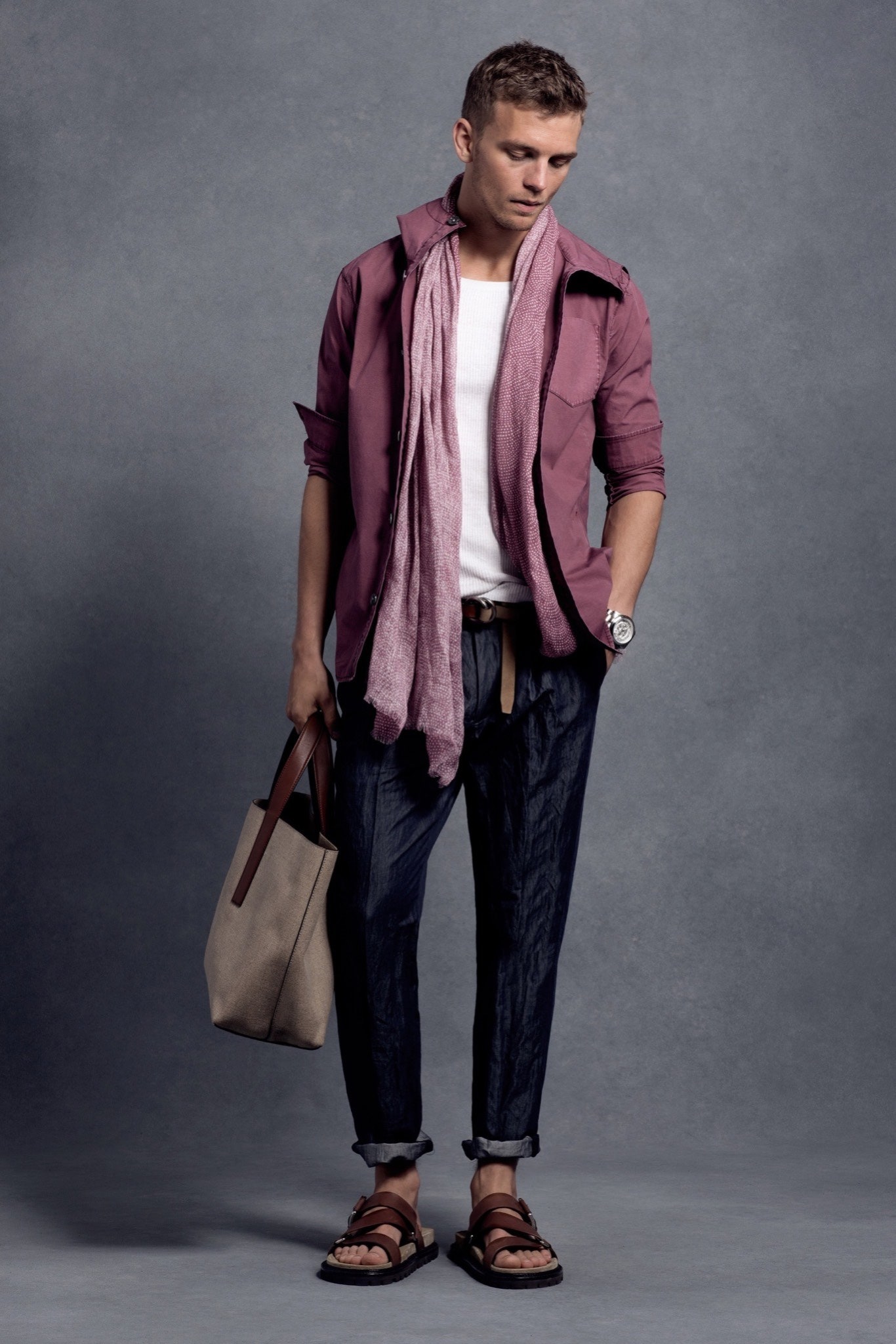 Michael Kors Collection S/S 16 Menswear Look 3