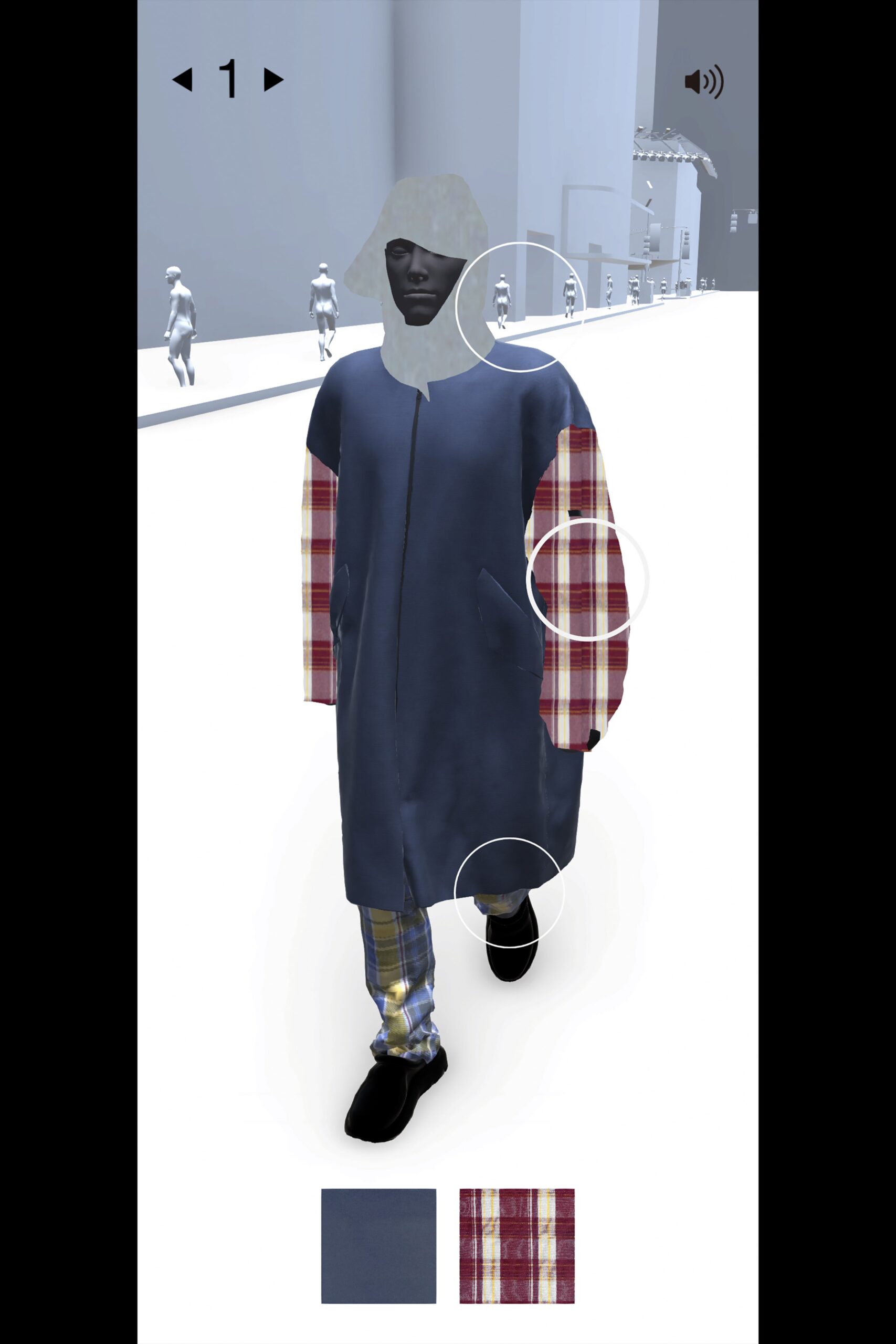 N.Hoolywood S/S 22 Menswear Look 1